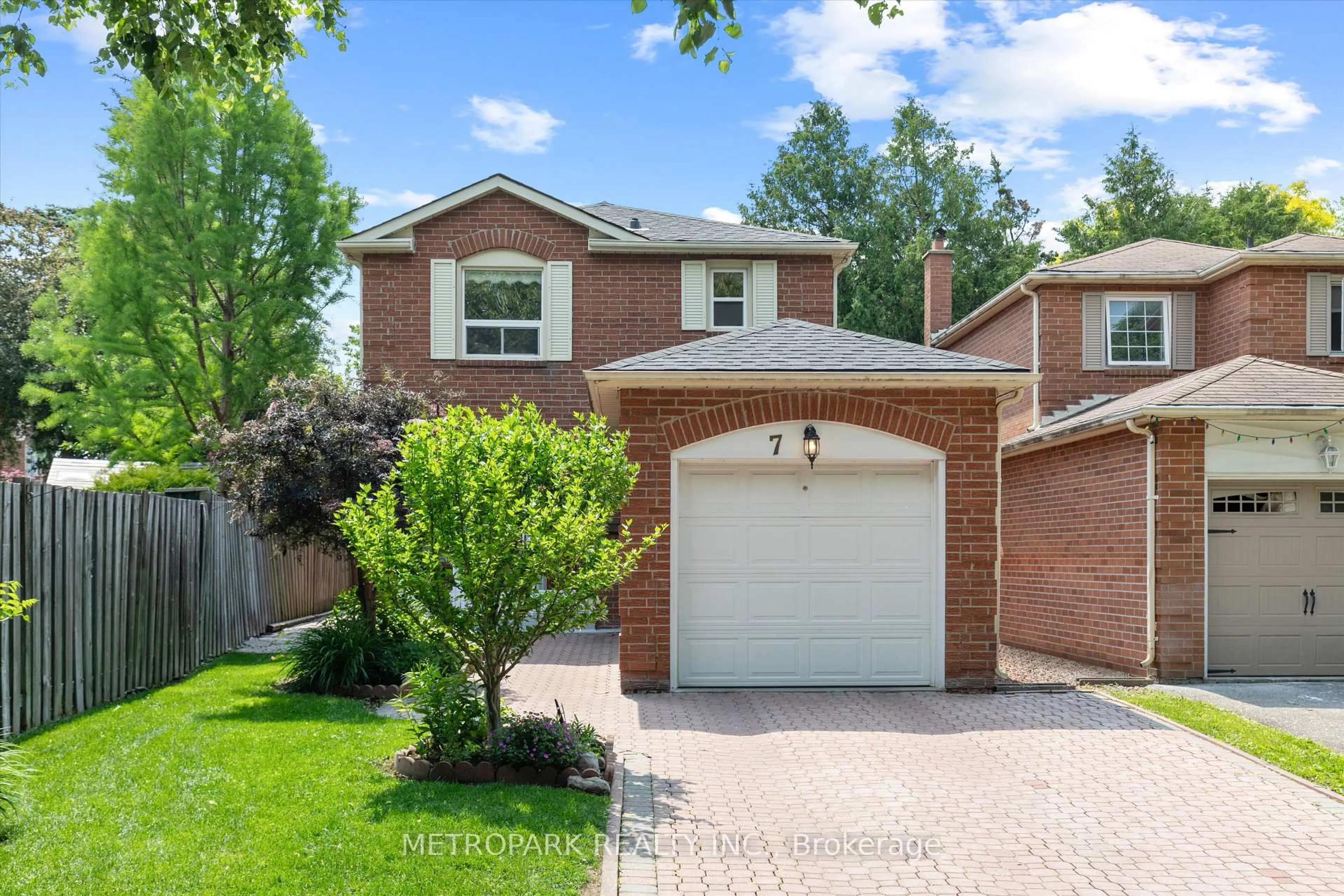 Home with brick exterior material, street for 7 Miley Dr, Markham Ontario L3R 4V1