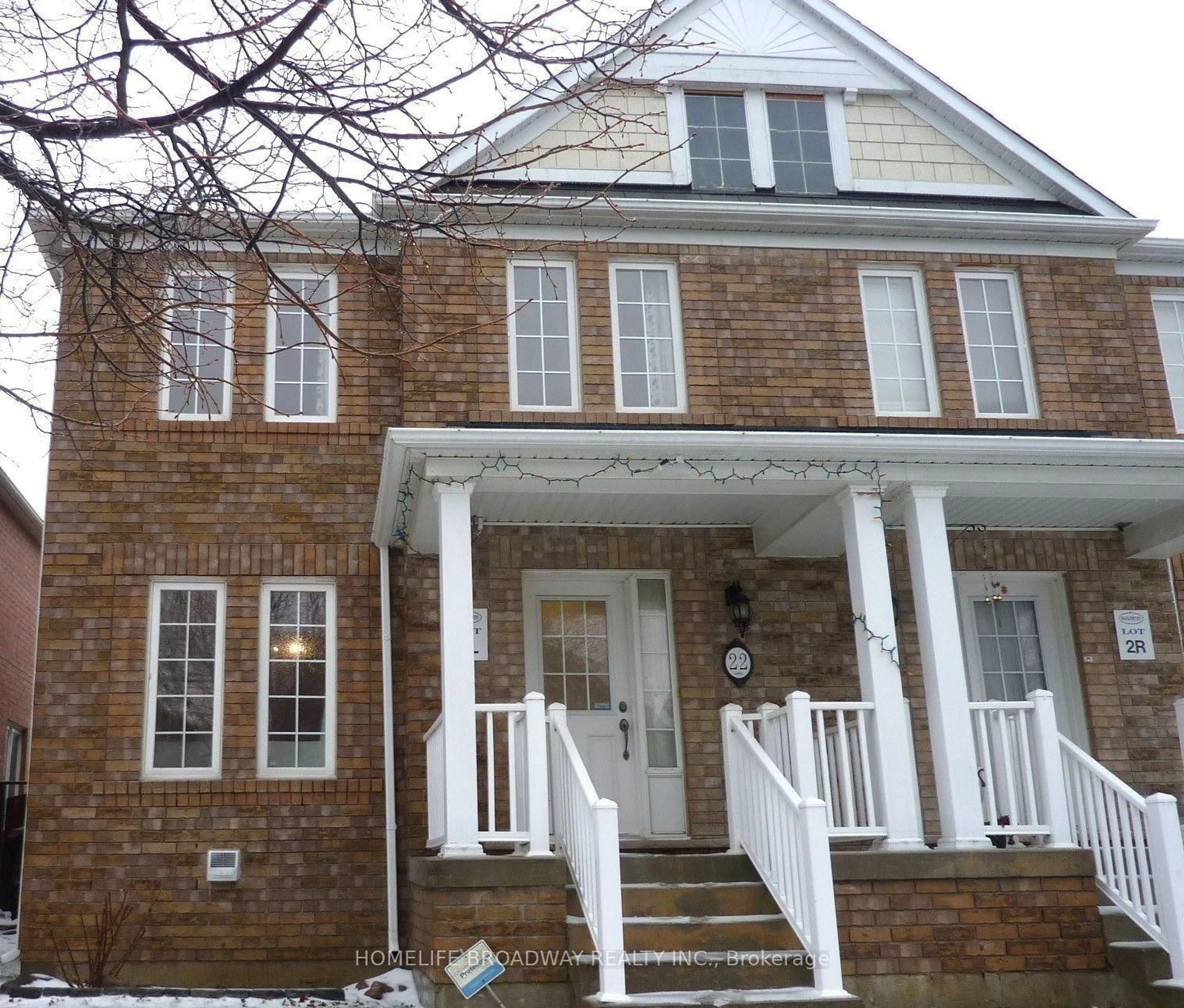 Home with brick exterior material, street for 22 Capogna St, Markham Ontario L6B 0H5