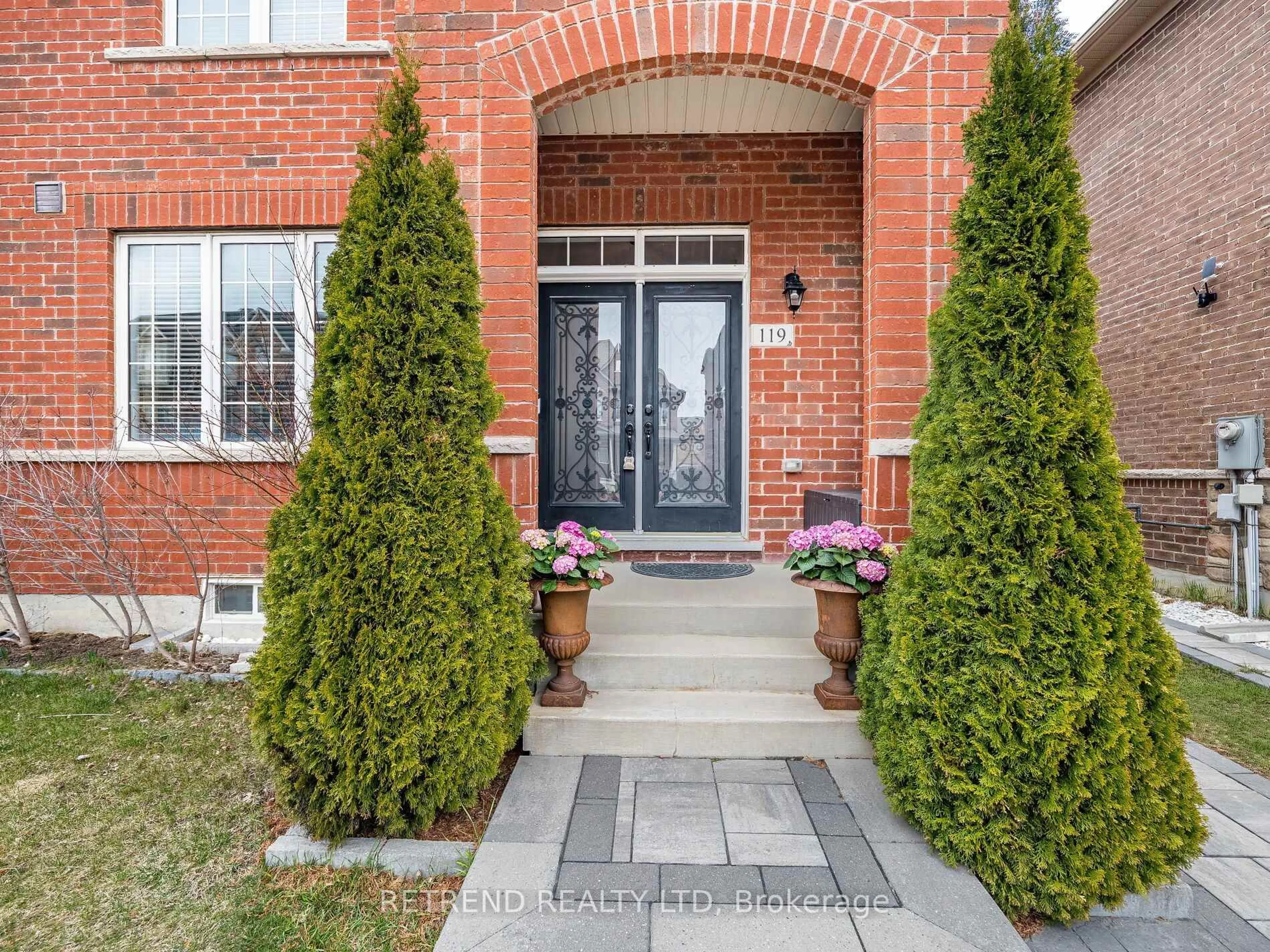 Home with brick exterior material, street for 119 Barons St, Vaughan Ontario L4H 3Y7