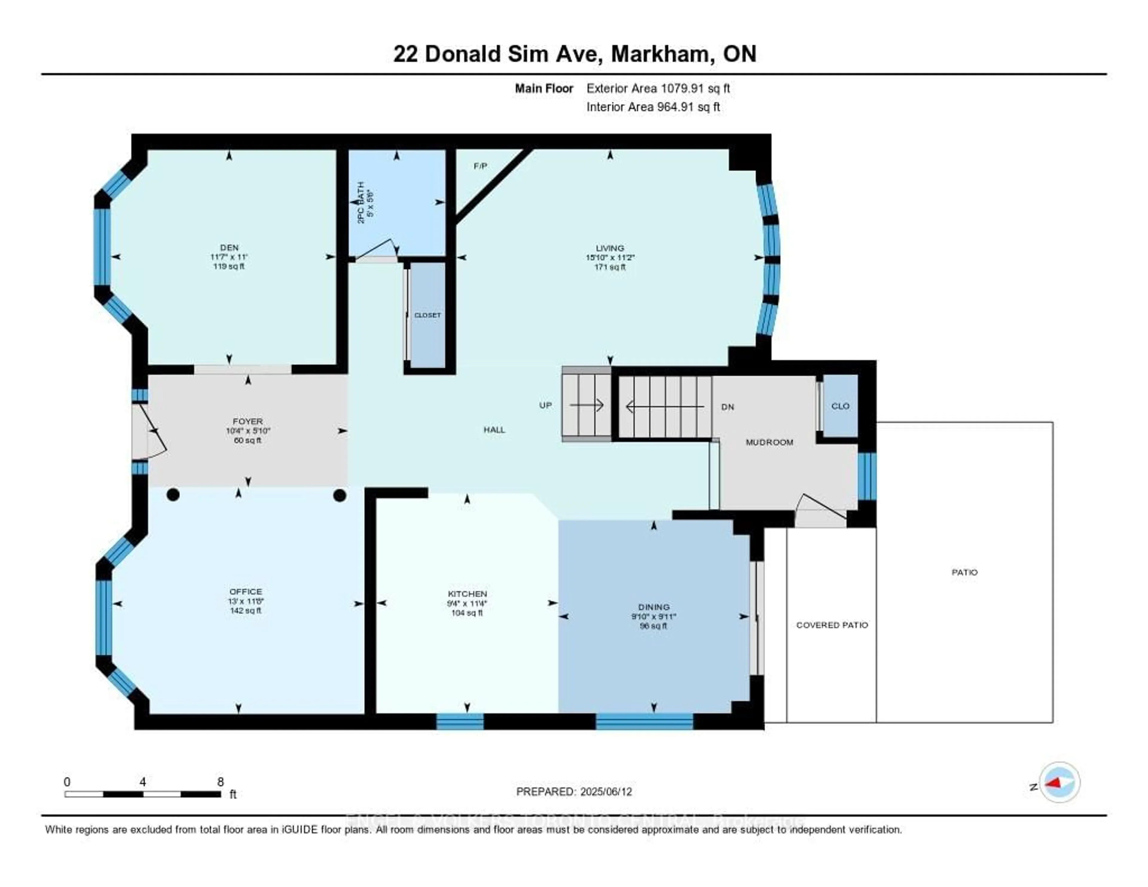 Floor plan for 22 Donald Sim Ave, Markham Ontario L6B 1B6