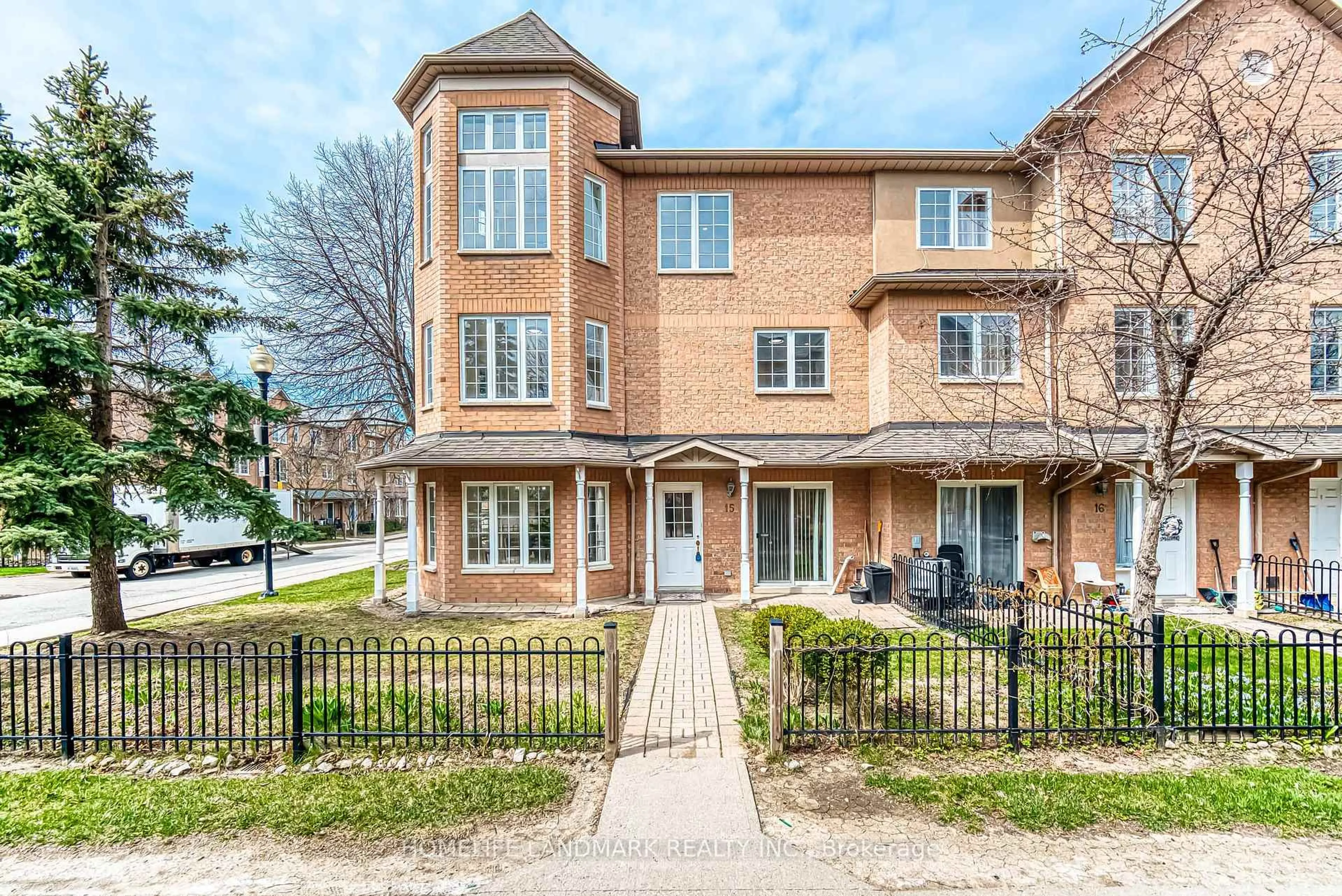 Home with brick exterior material, street for 12 St Moritz Way #15, Markham Ontario L3R 4E8