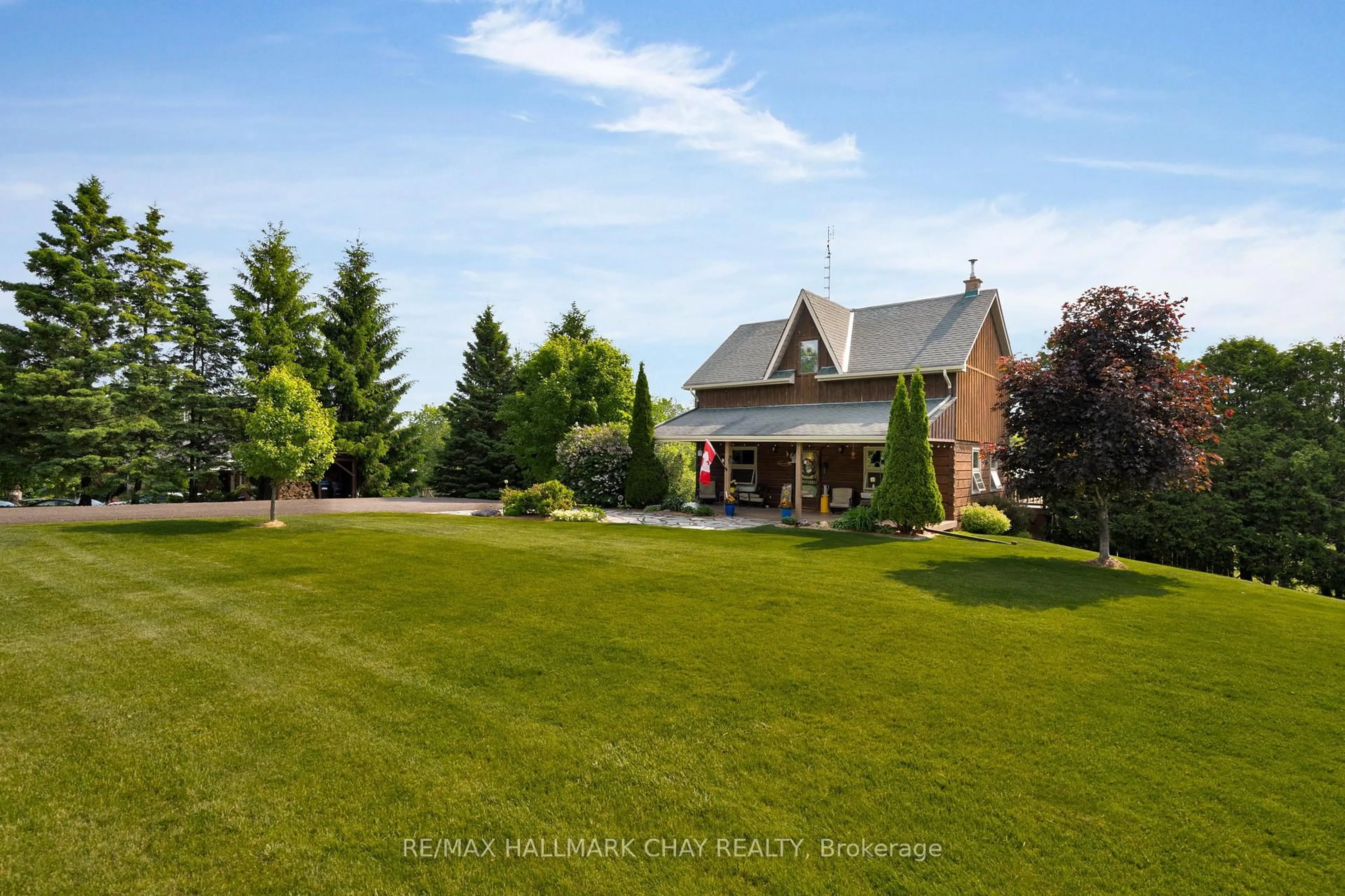 A pic from outside/outdoor area/front of a property/back of a property/a pic from drone, unknown for 3057 Concession Rd 7, Adjala-Tosorontio Ontario L0G 1L0