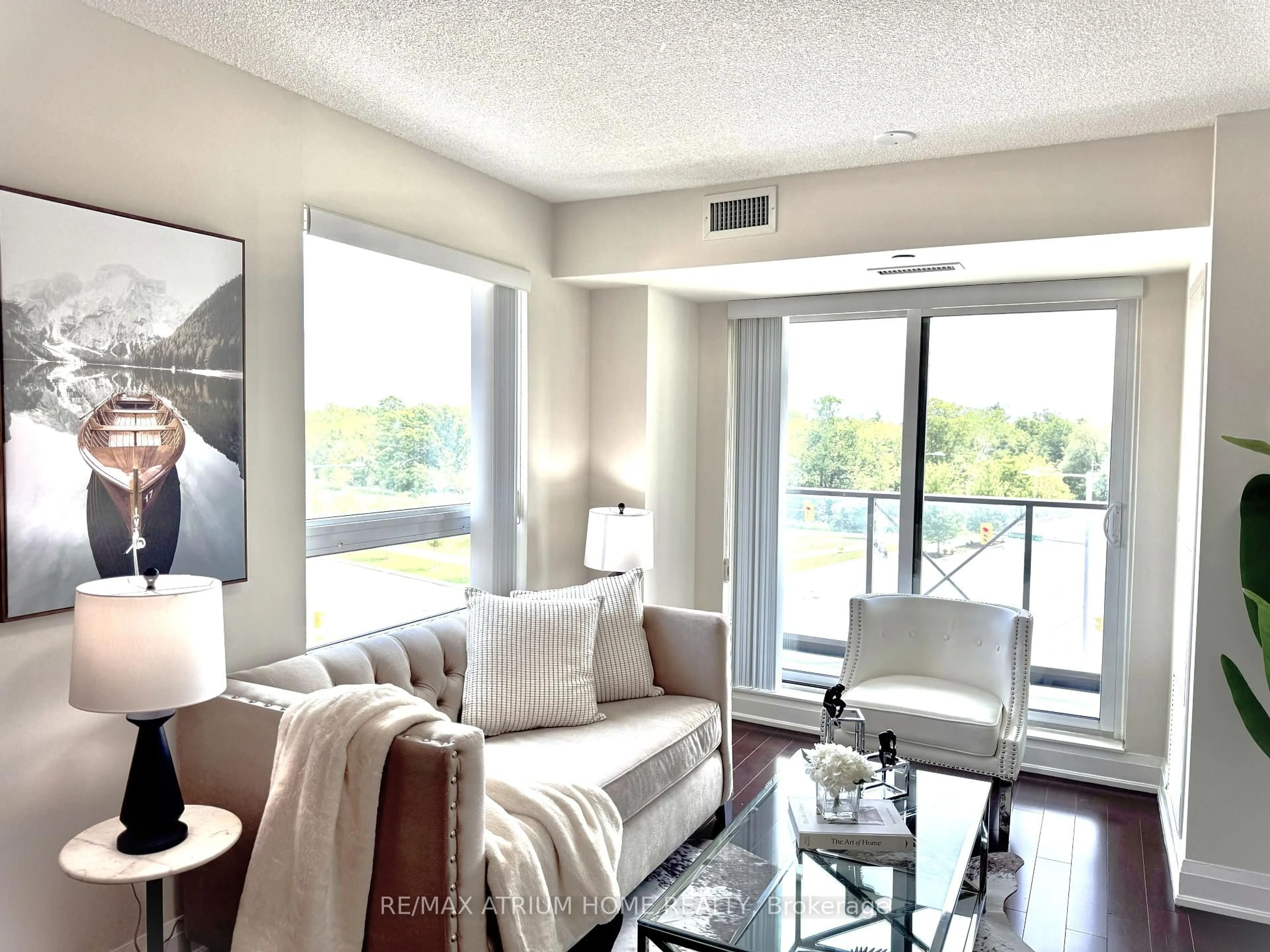 Living room with furniture, unknown for 8200 Birchmount Rd #520, Markham Ontario L3R 9W1