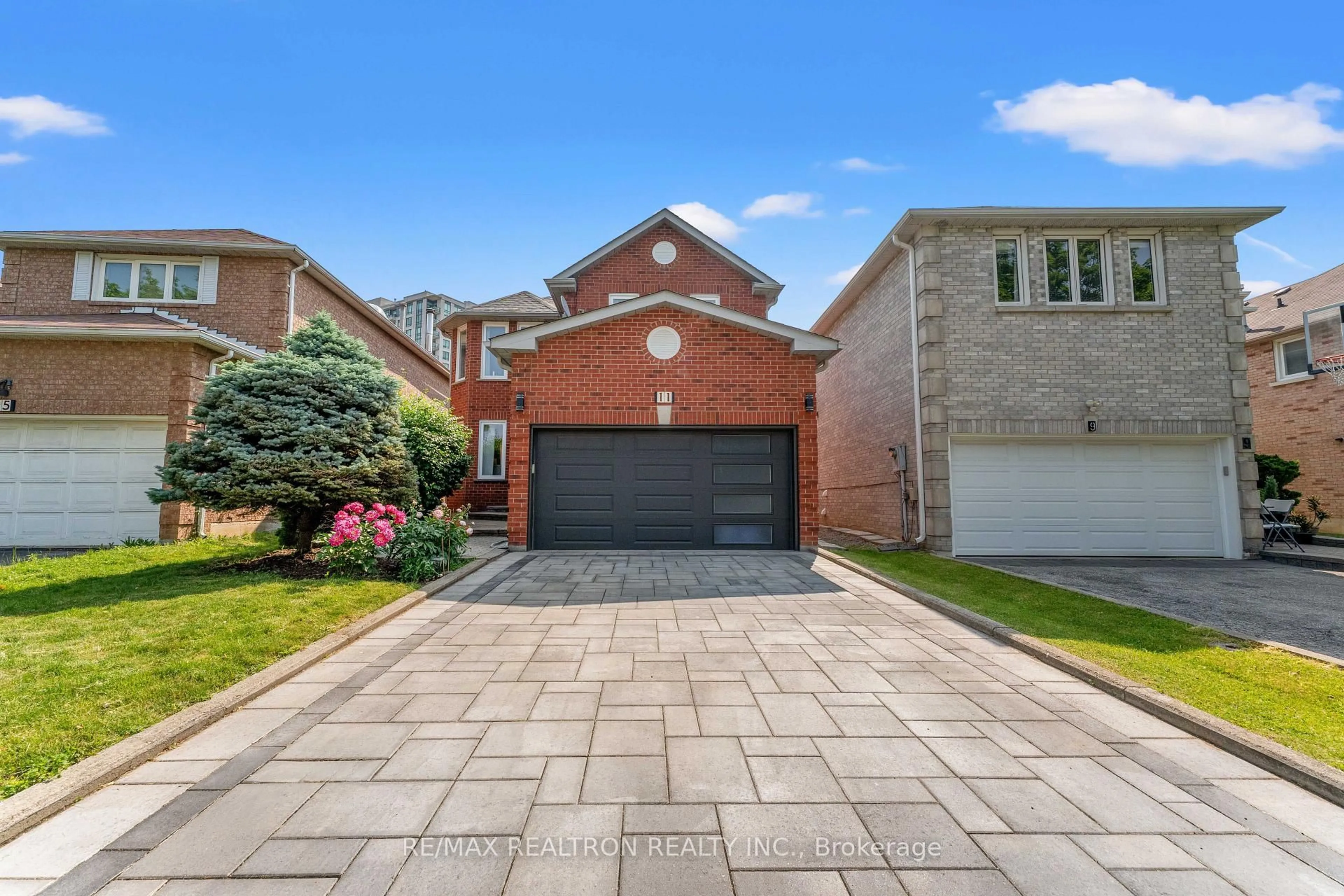 Home with brick exterior material, street for 11 Cantertrot Crt, Vaughan Ontario L4J 7X7