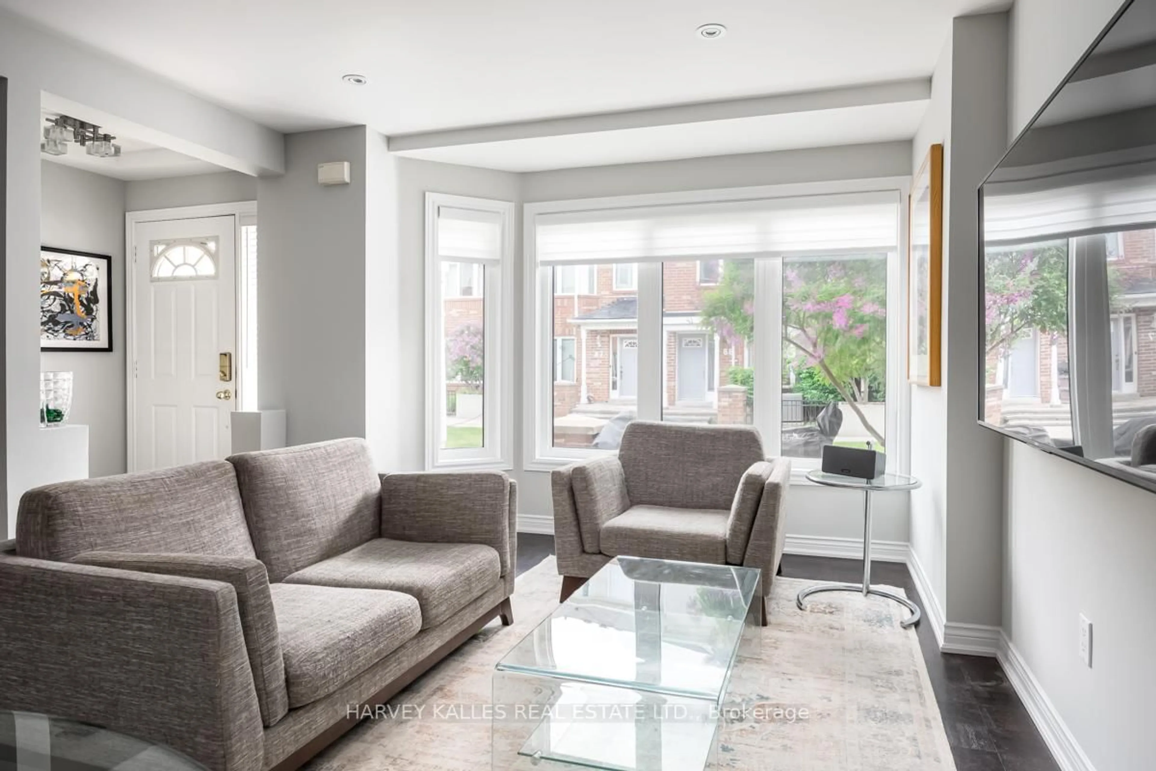 Living room with furniture, unknown for 18 Clark Ave #64, Vaughan Ontario L4J 8H1