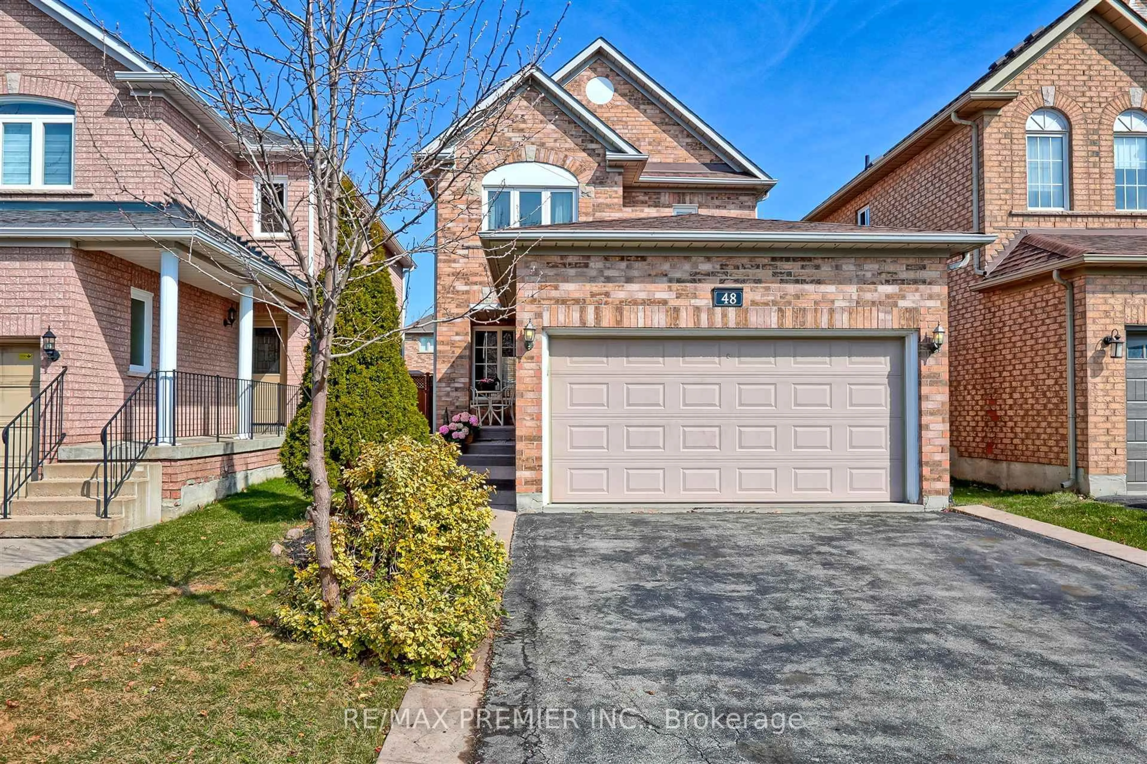 Home with brick exterior material, street for 48 Muirside Rd, Vaughan Ontario L6A 2H7