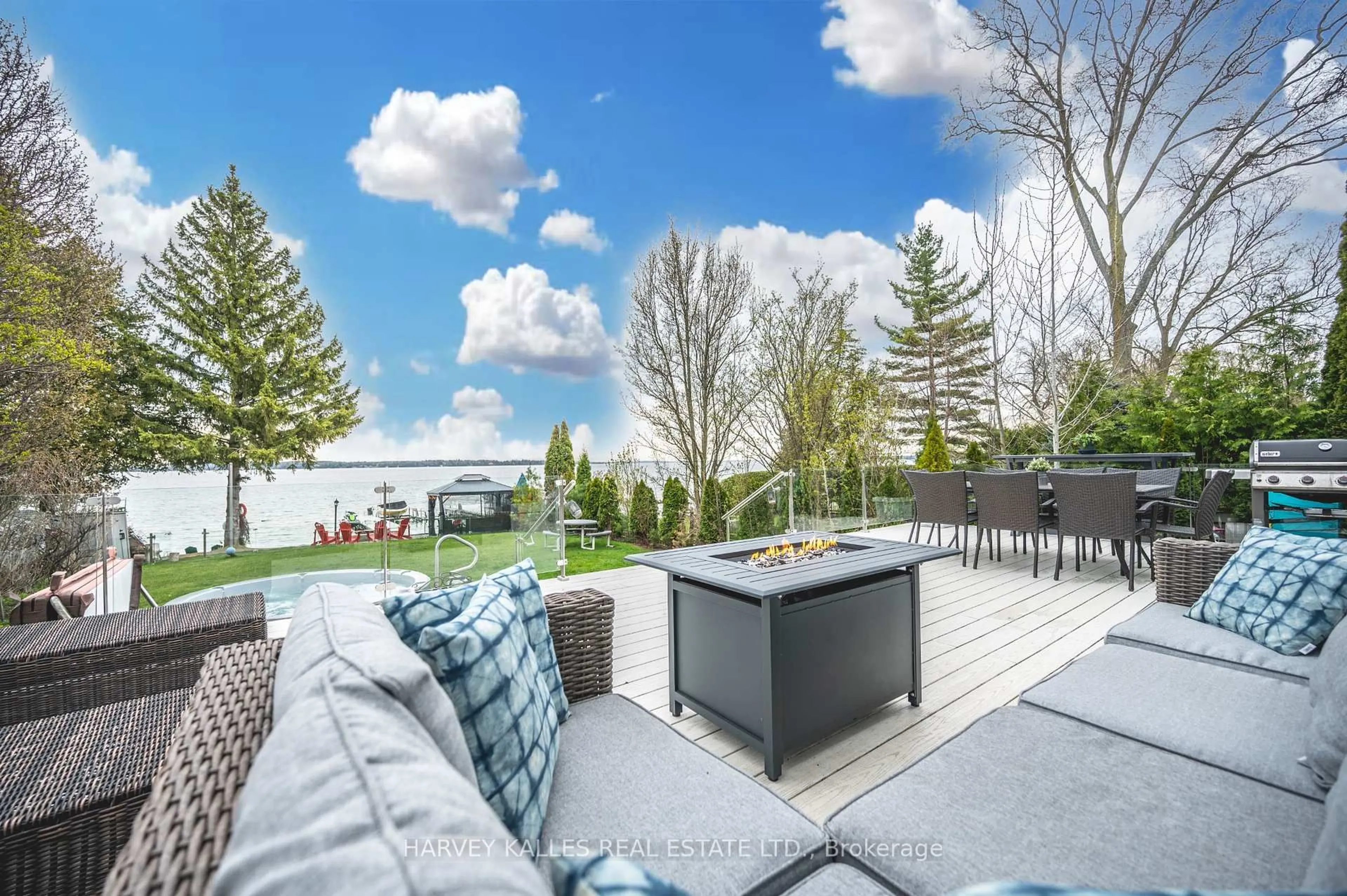 Patio, water/lake/river/ocean view for 1627 Houston Ave, Innisfil Ontario L9S 4M6