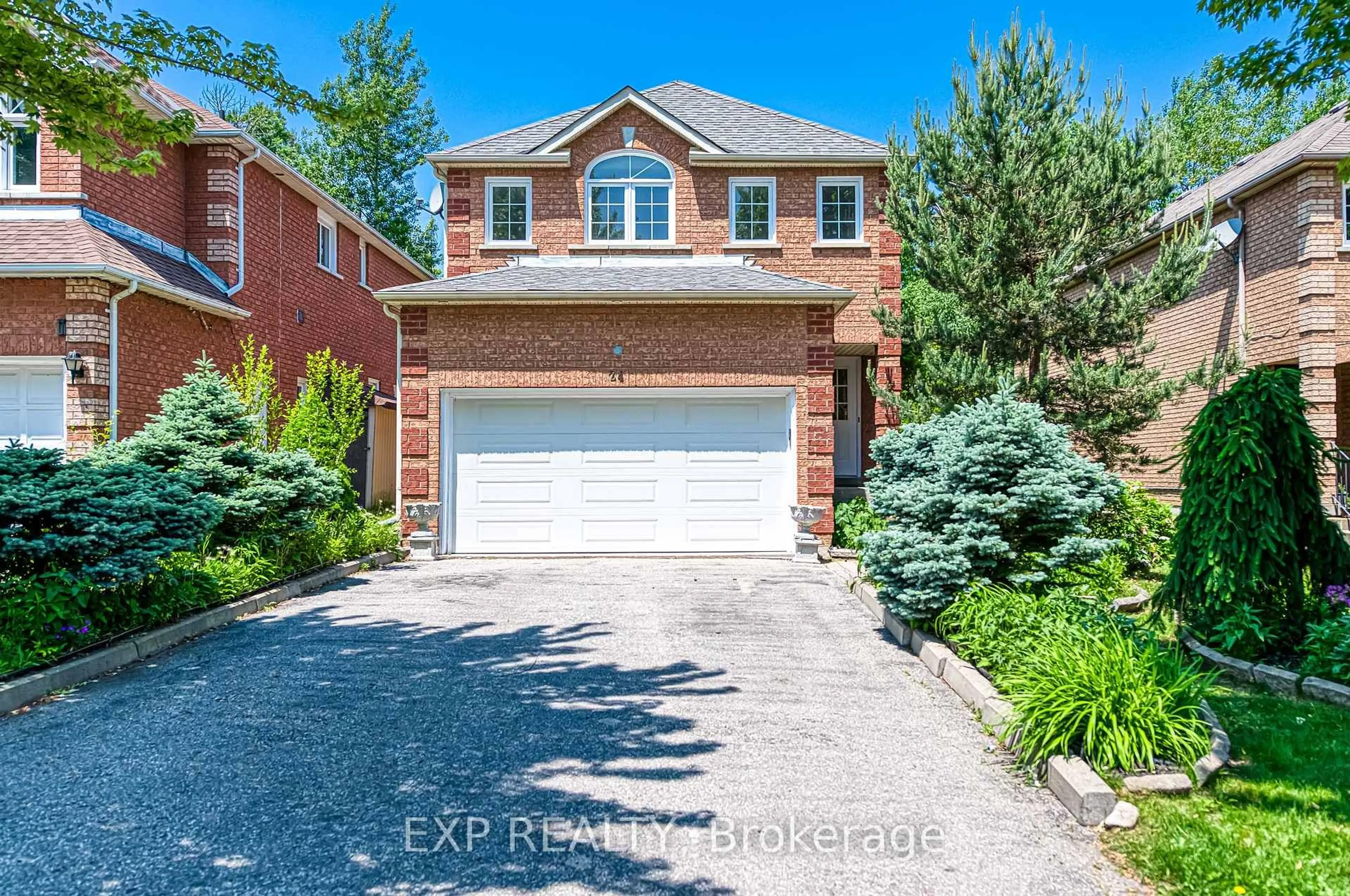 Home with brick exterior material, street for 24 Rawlings Ave, Richmond Hill Ontario L4S 1B4