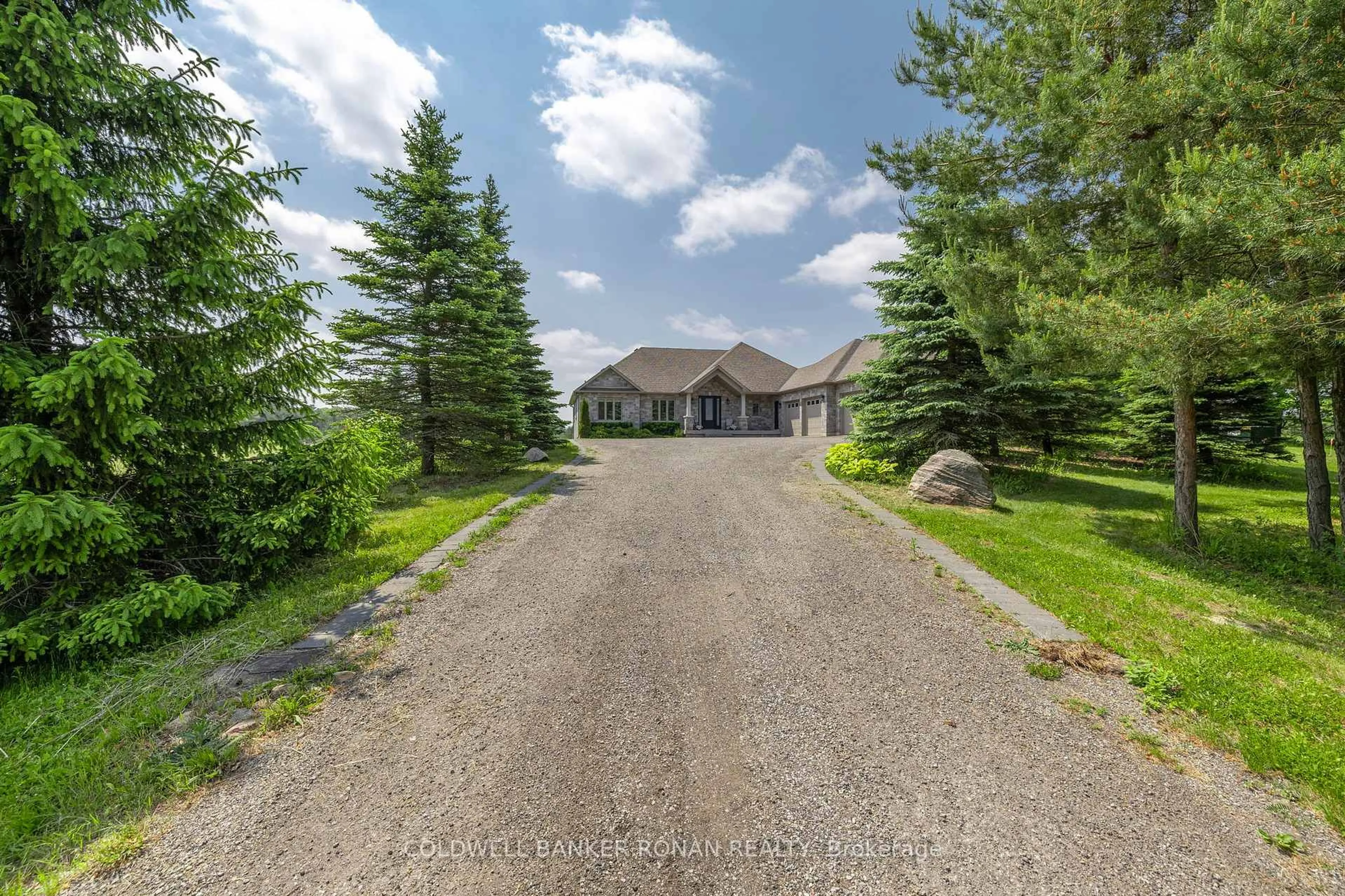 A pic from outside/outdoor area/front of a property/back of a property/a pic from drone, street for 6511 2nd Line, New Tecumseth Ontario L0G 1W0