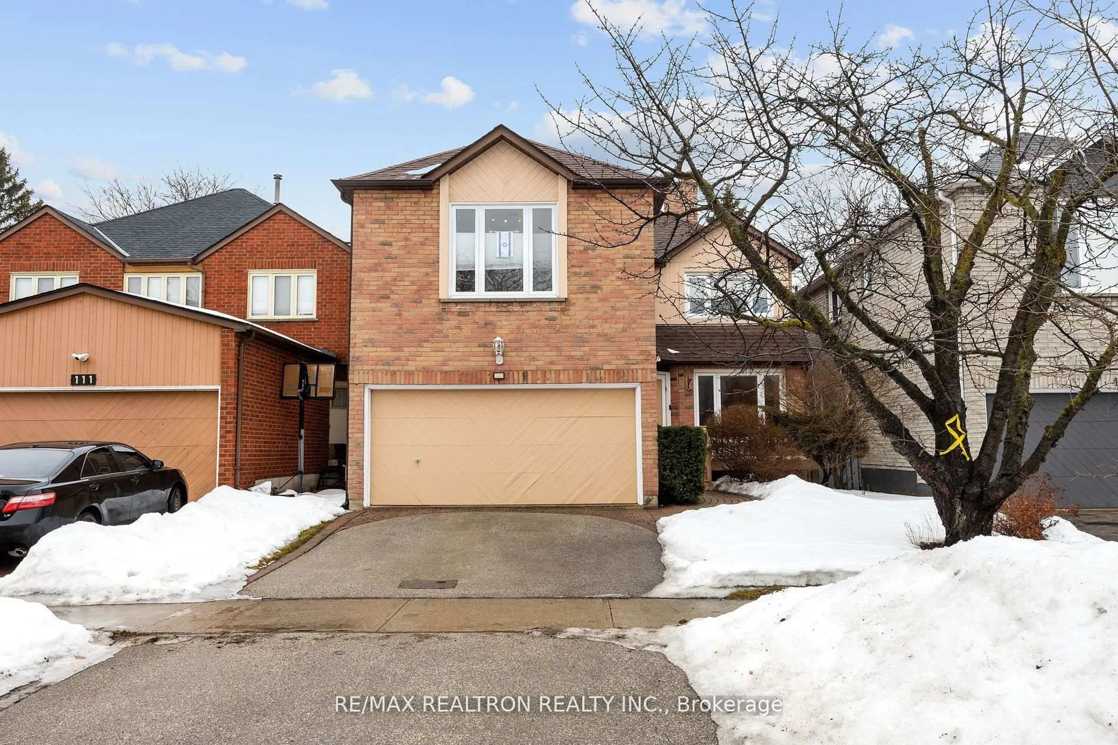 Home with brick exterior material, street for 107 Ramblewood Lane, Vaughan Ontario L4J 6R2