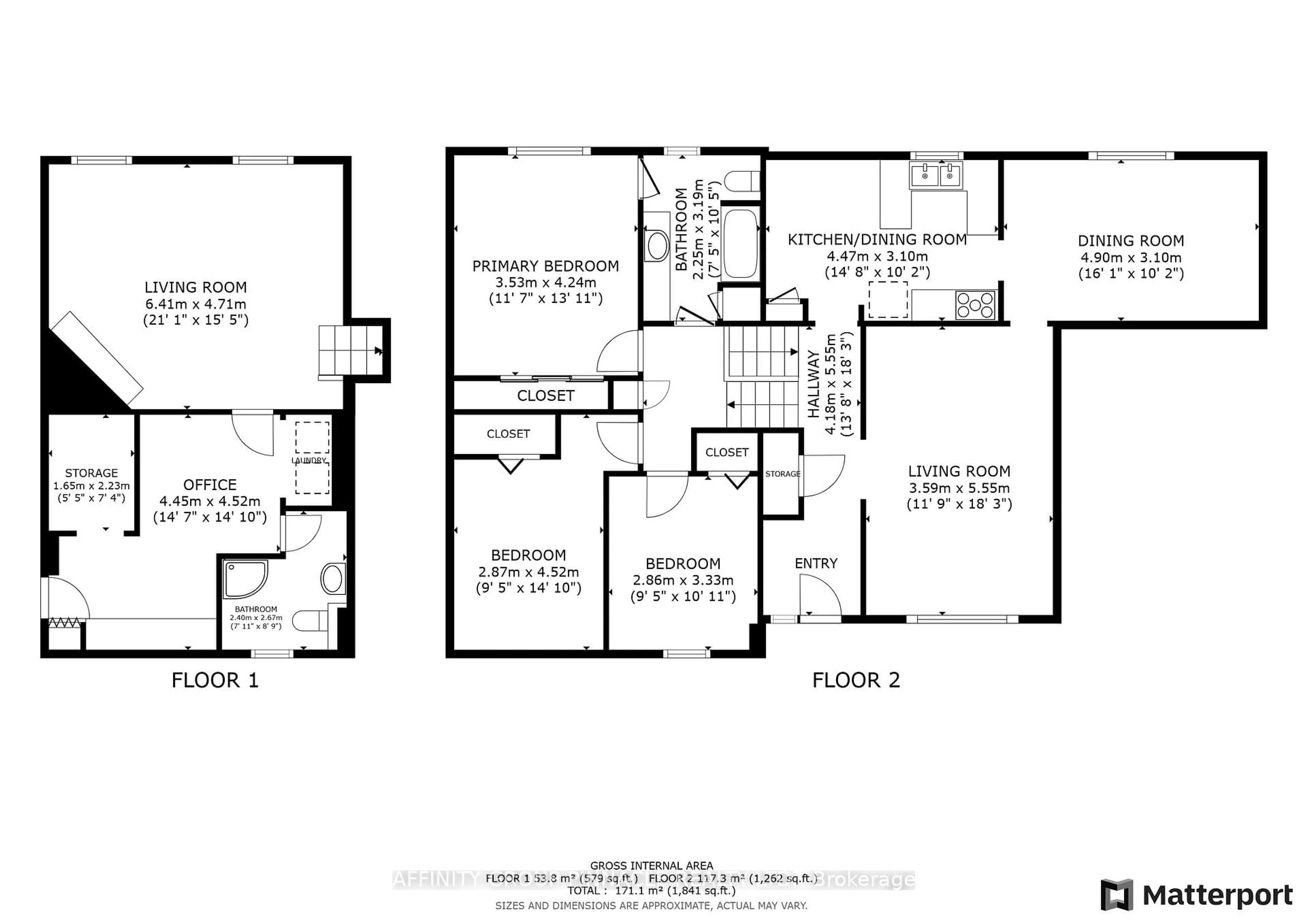 Floor plan for 523 George St, Brock Ontario L0K 1A0
