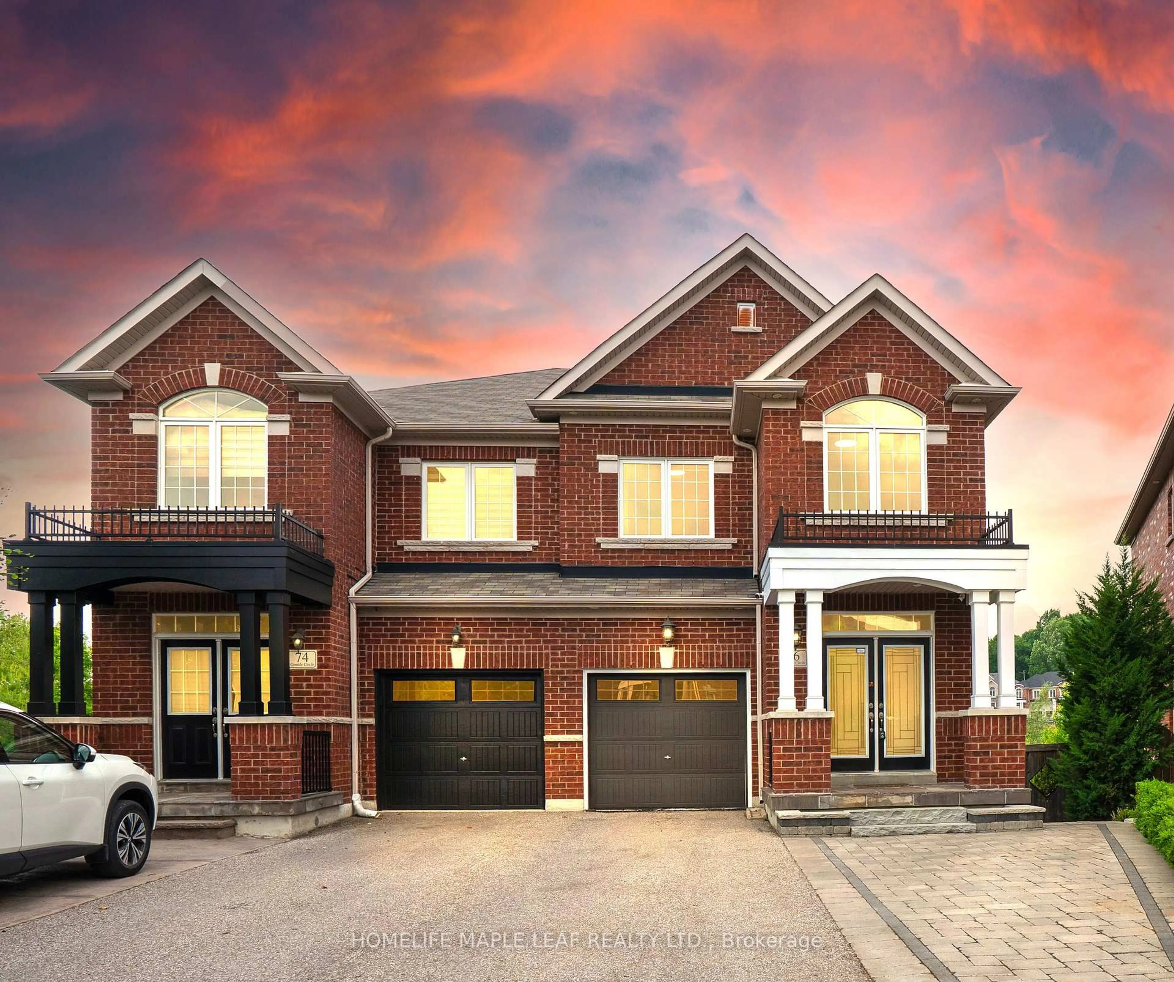 Home with brick exterior material, street for 76 Gentile Circ, Vaughan Ontario L4H 3N4