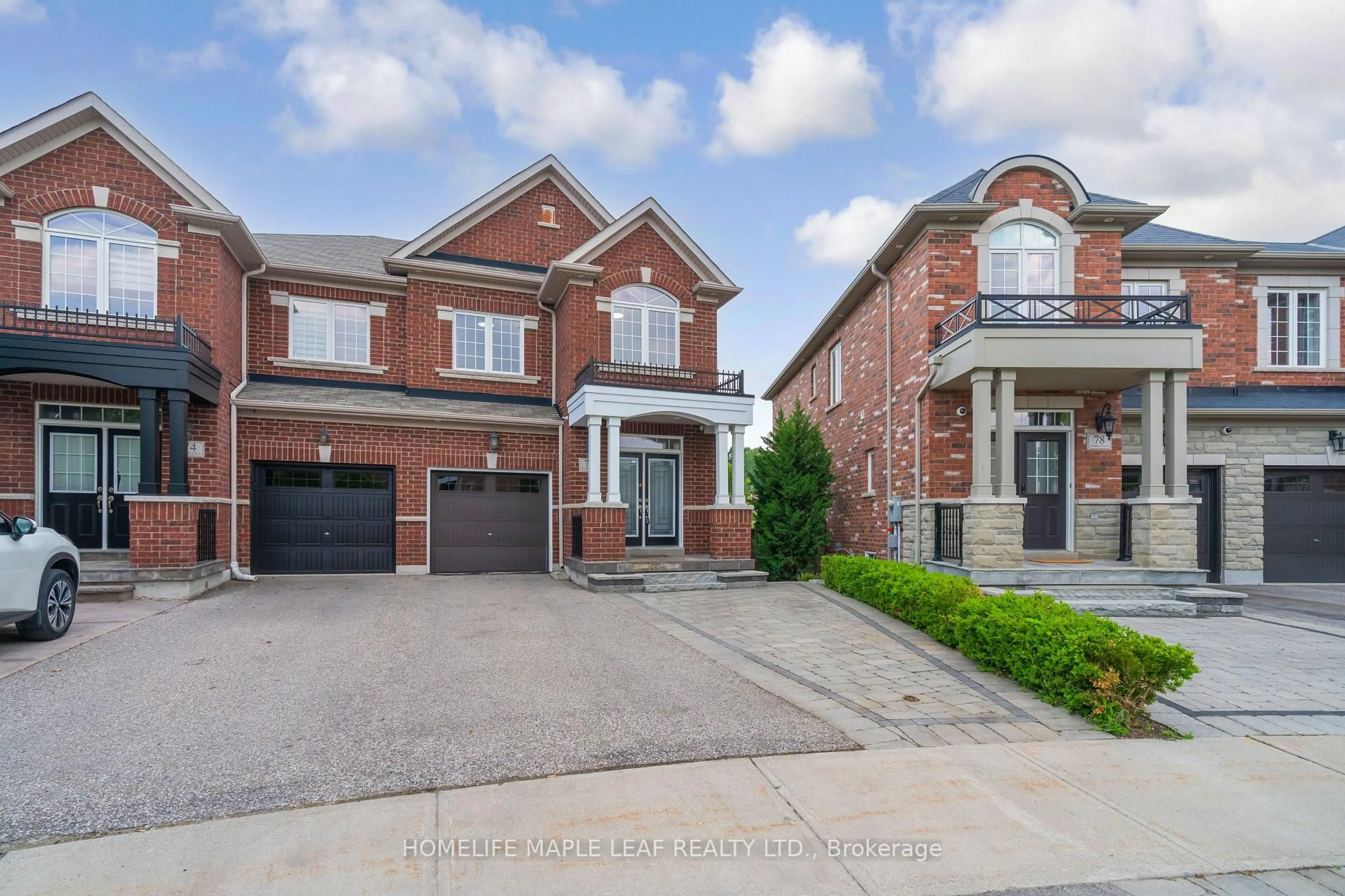 Home with brick exterior material, street for 76 Gentile Circ, Vaughan Ontario L4H 3N4