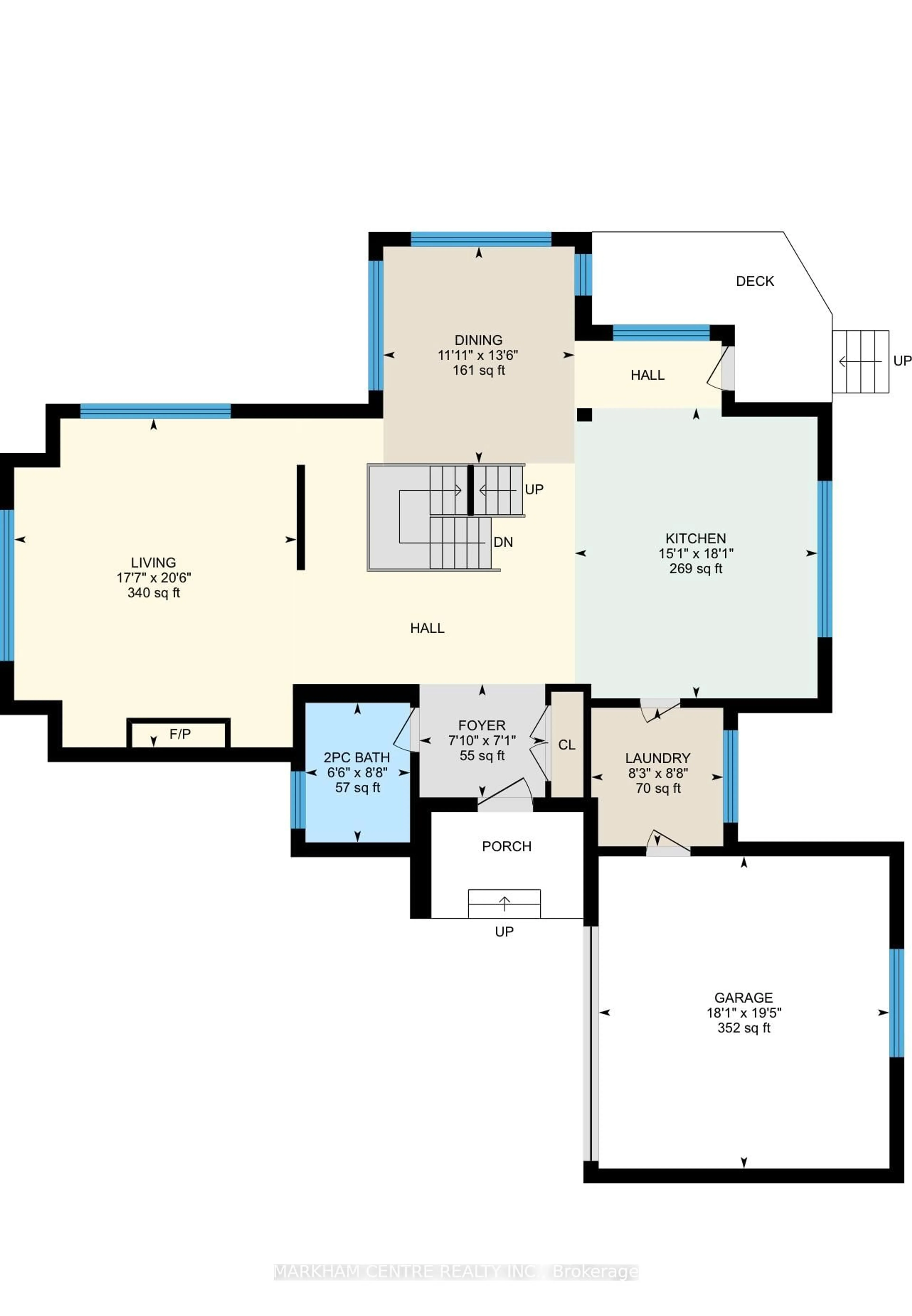 Floor plan for 78 Monkswood Cres, Newmarket Ontario L3Y 2K1