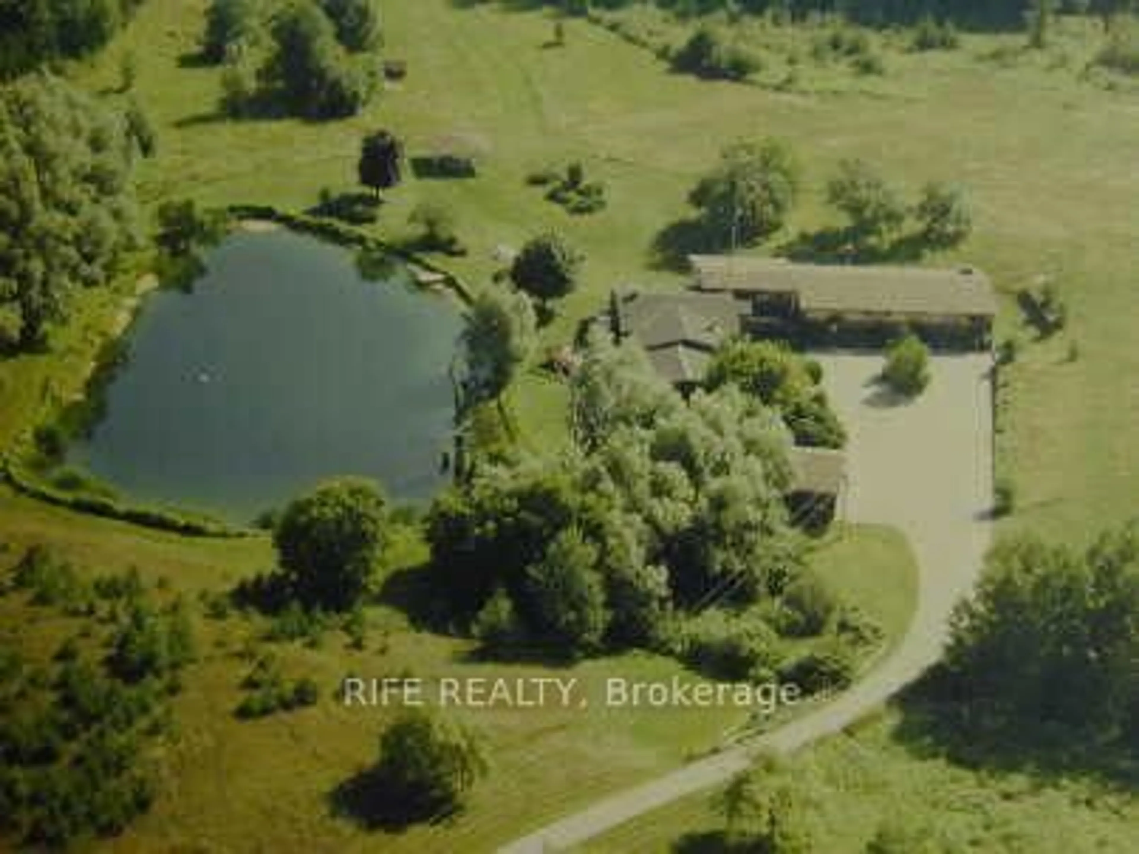 A pic from outside/outdoor area/front of a property/back of a property/a pic from drone, water/lake/river/ocean view for 993889 Mono Adjala Tl, Adjala-Tosorontio Ontario L9W 2Z2