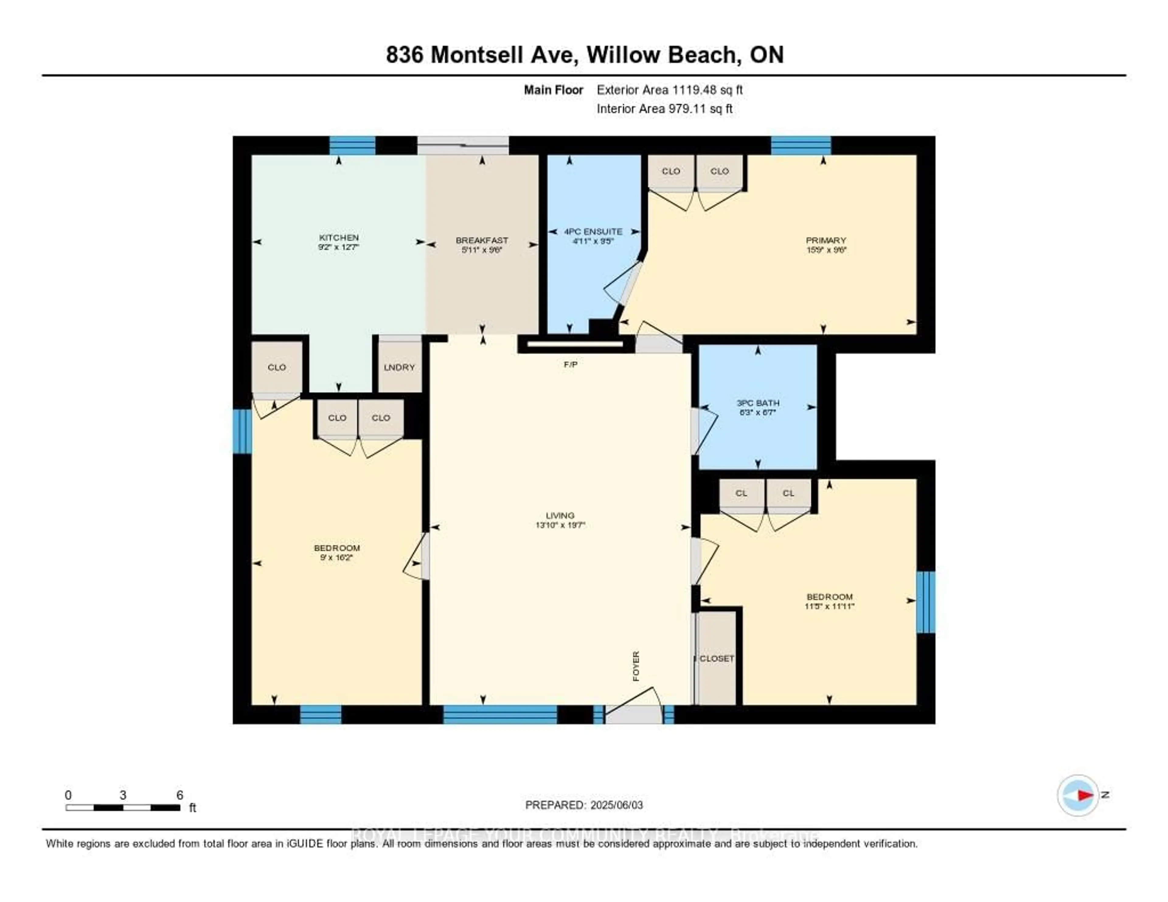 Floor plan for 836 Montsell Ave, Georgina Ontario L0E 1S0