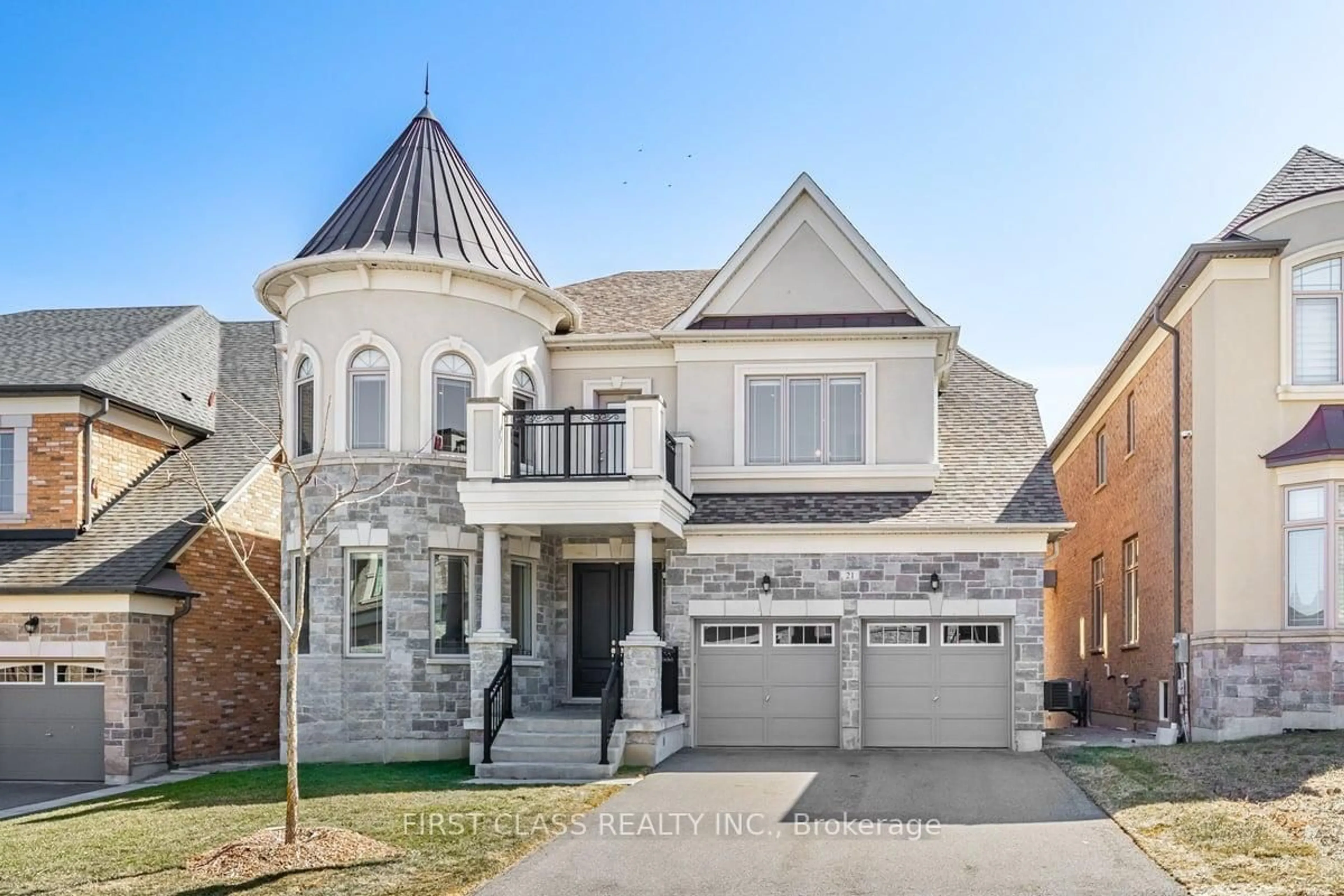 Home with brick exterior material, street for 21 Mower Ave, Vaughan Ontario L6A 4X1