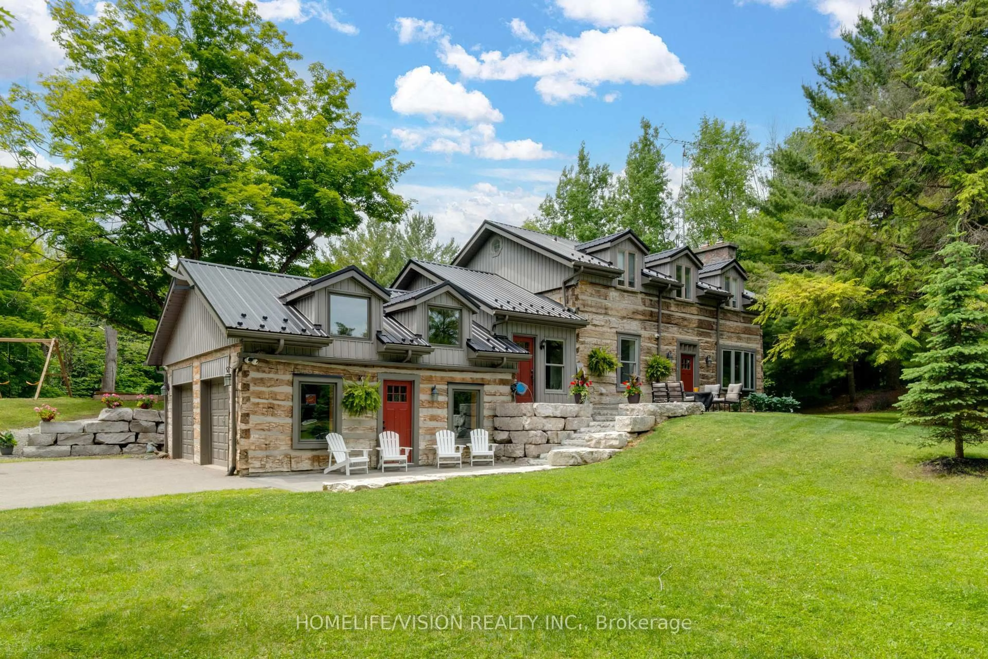 Patio, mountain view for 24 The Pines Lane, Brock Ontario L0C 1H0