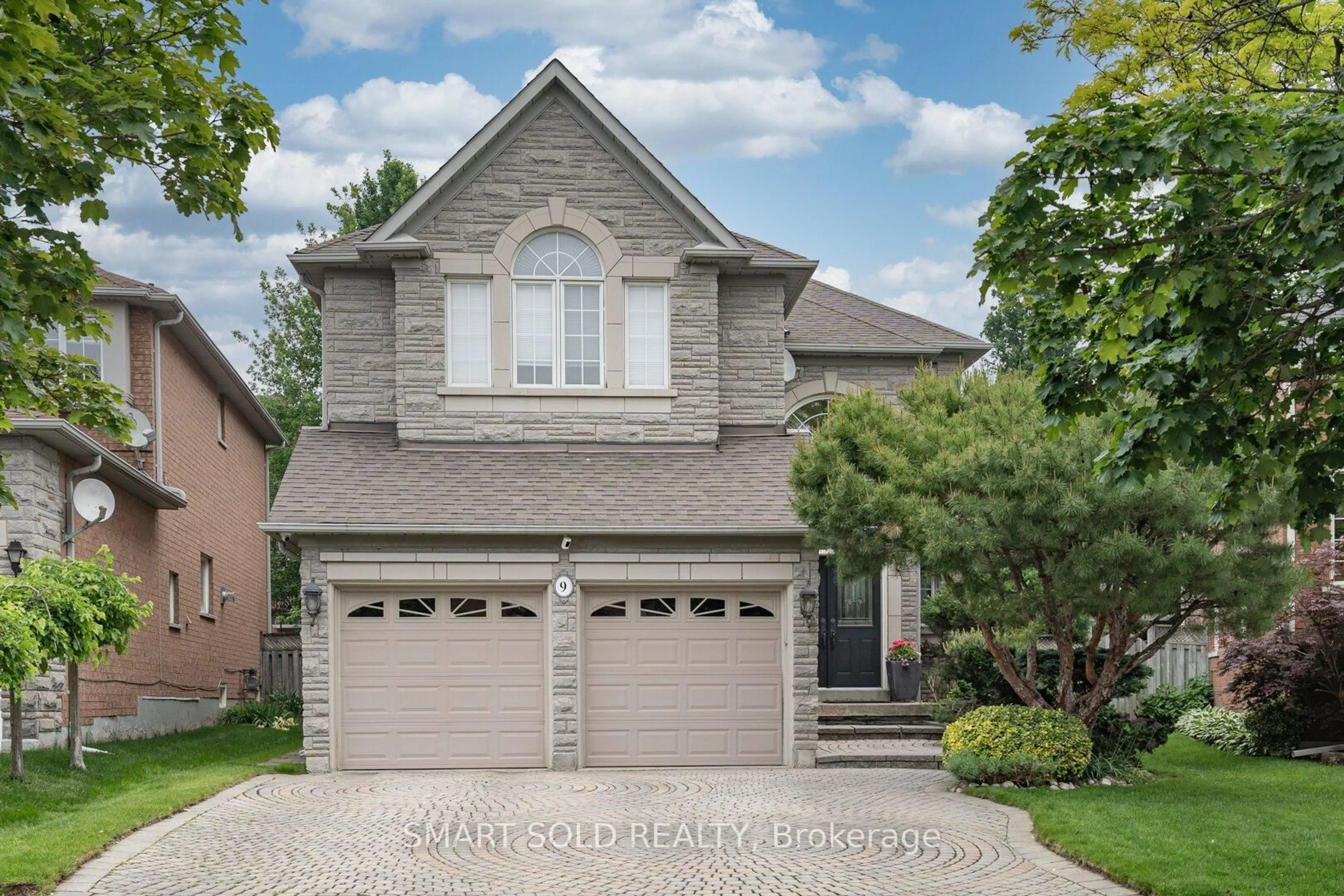 Home with brick exterior material, street for 9 Alpine Cres, Richmond Hill Ontario L4S 1W8