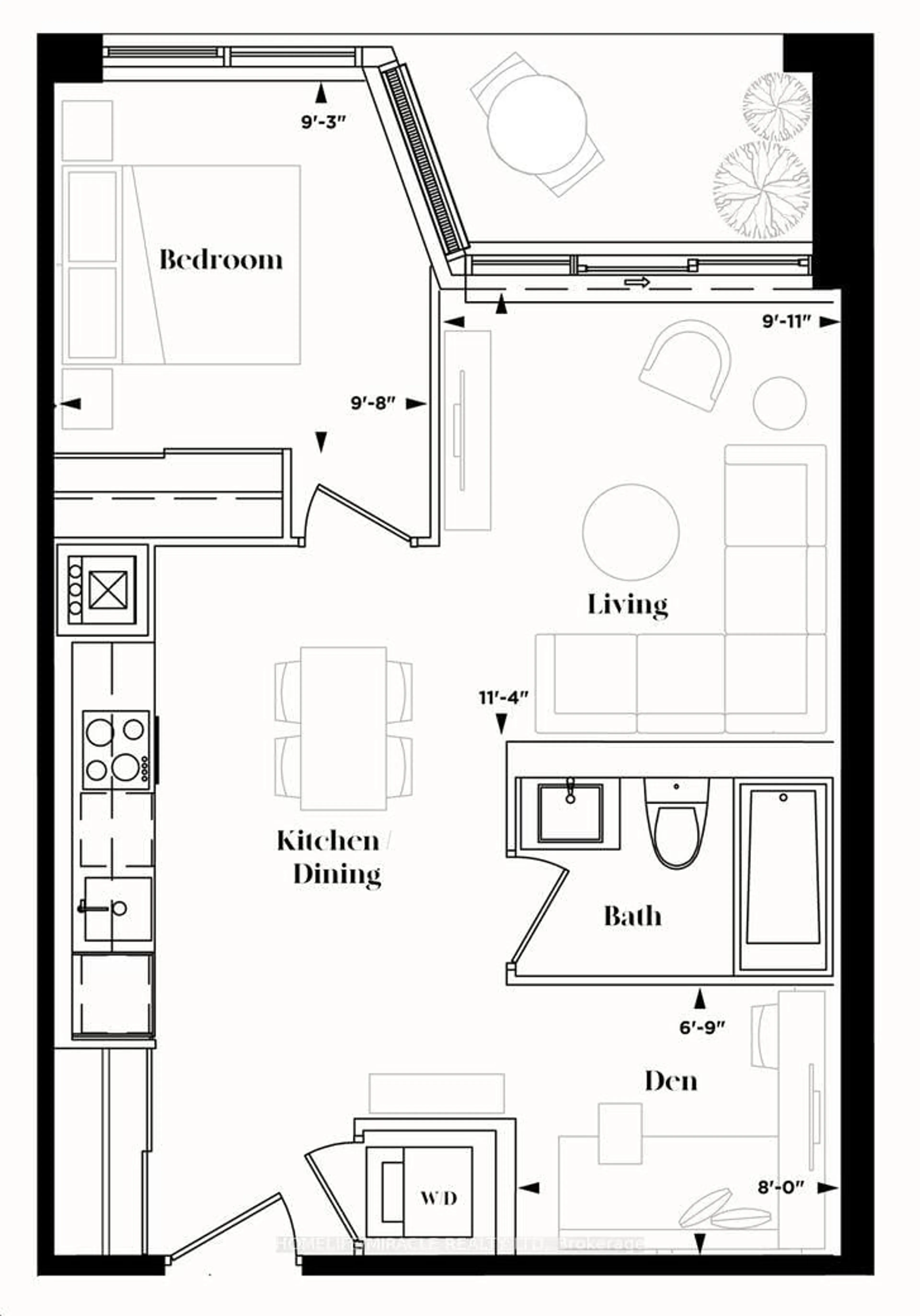 Floor plan for 185 DEERFIELD Rd #116, Newmarket Ontario L3Y 0G7
