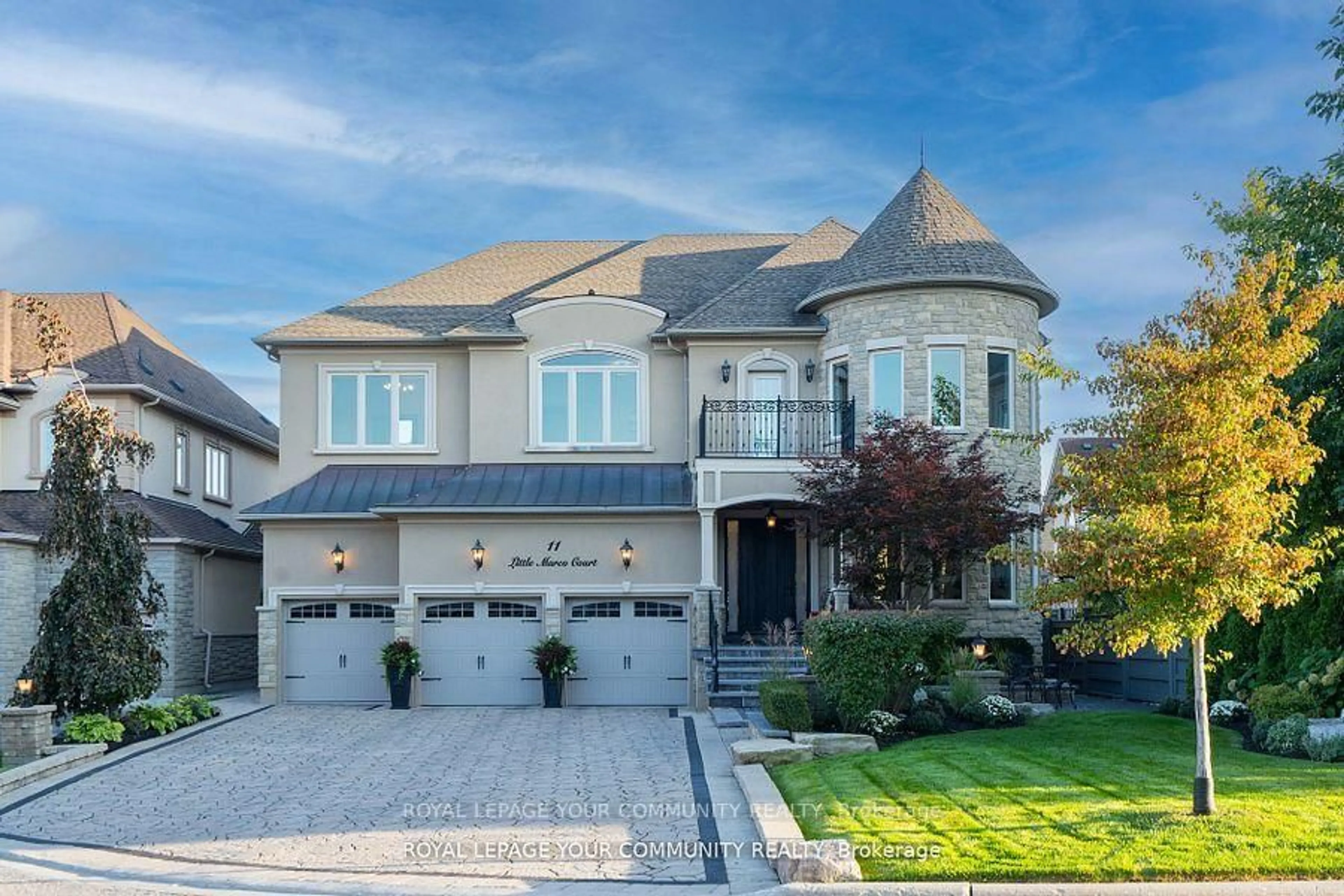 Home with brick exterior material, street for 11 Little Marco Crt, Vaughan Ontario L6A 0C6