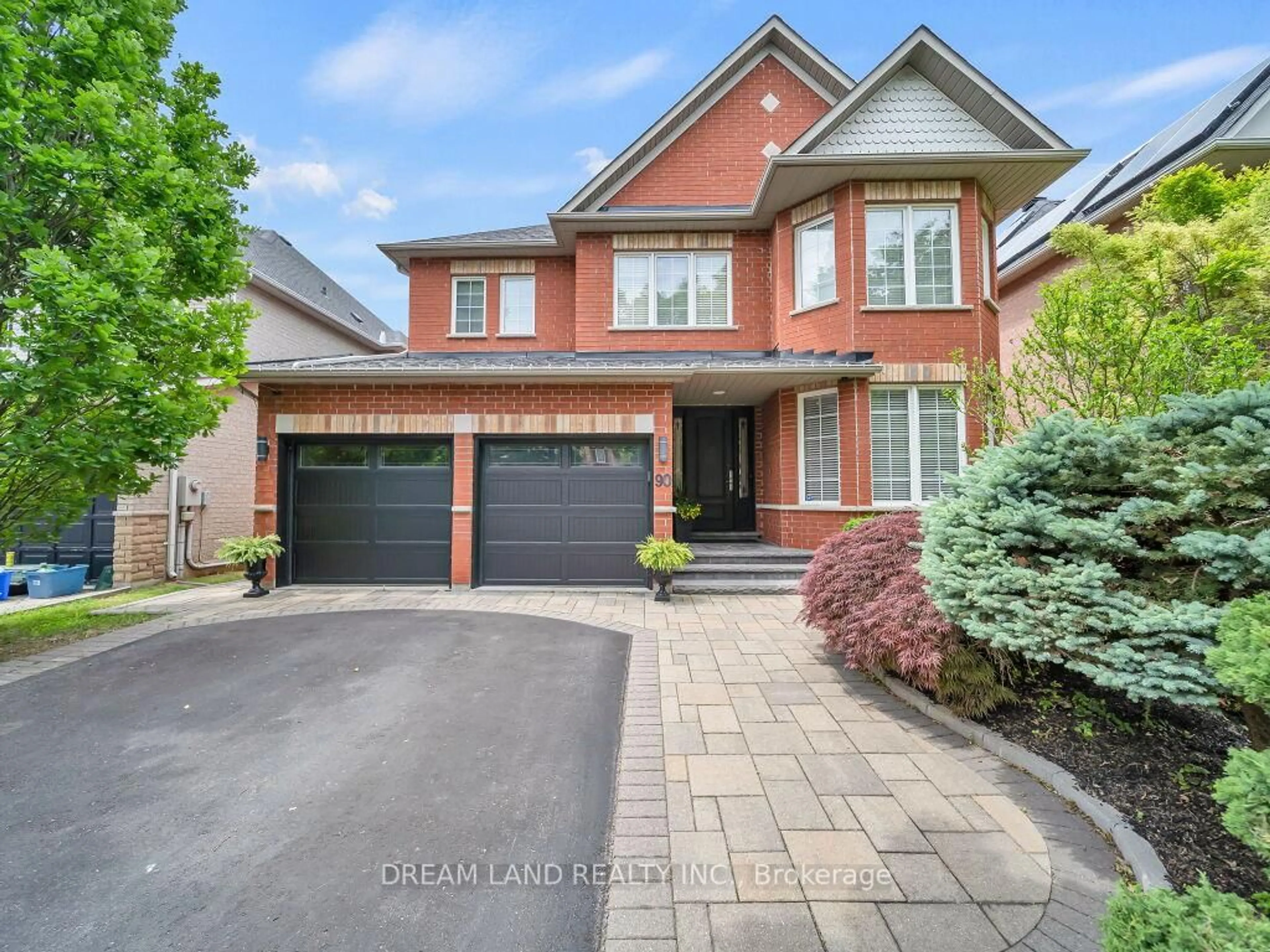Home with brick exterior material, street for 90 Red Ash Dr, Markham Ontario L3S 4L2