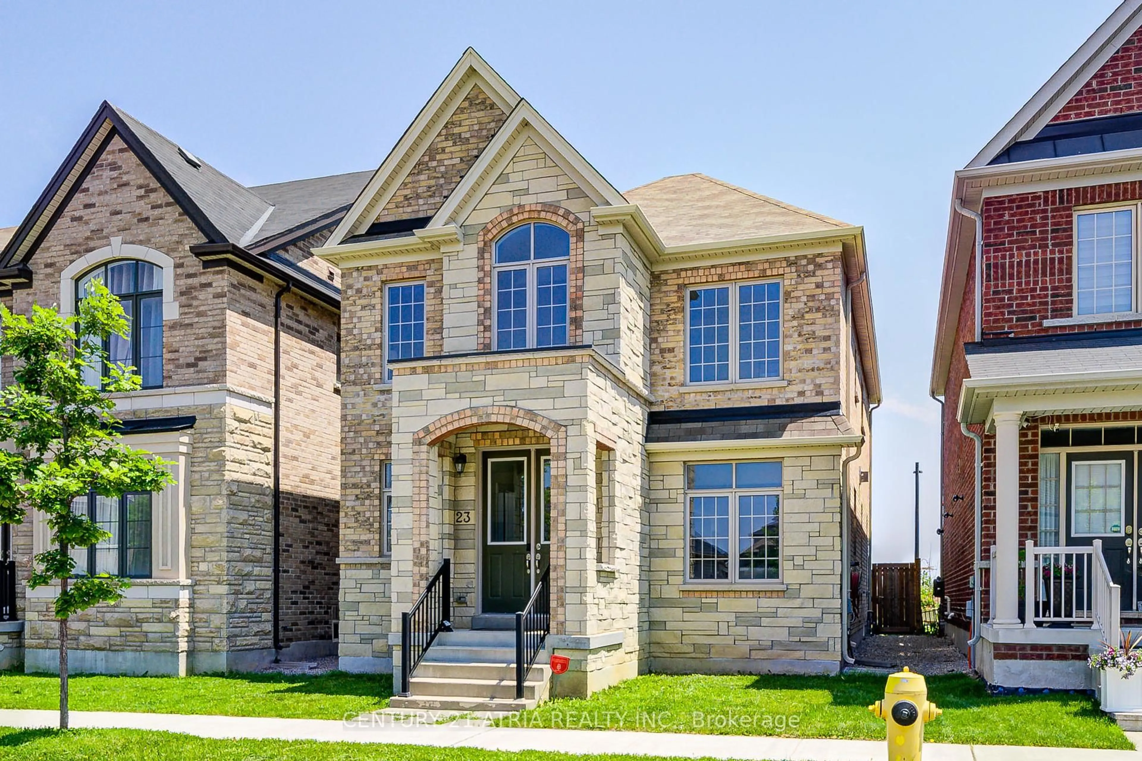 Home with brick exterior material, street for 23 Gordon Landon Dr, Markham Ontario L6B 0X9