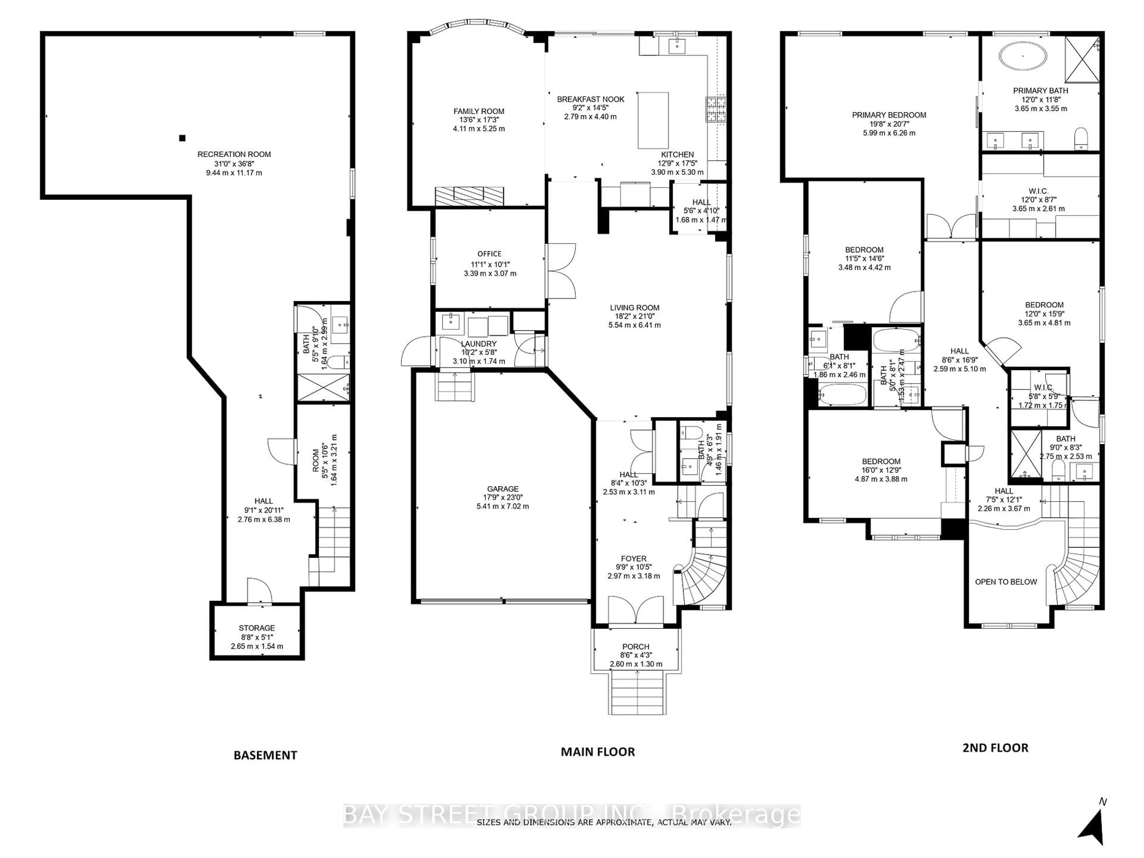 Floor plan for 82 Manor Hampton St, East Gwillimbury Ontario L9N 0P9