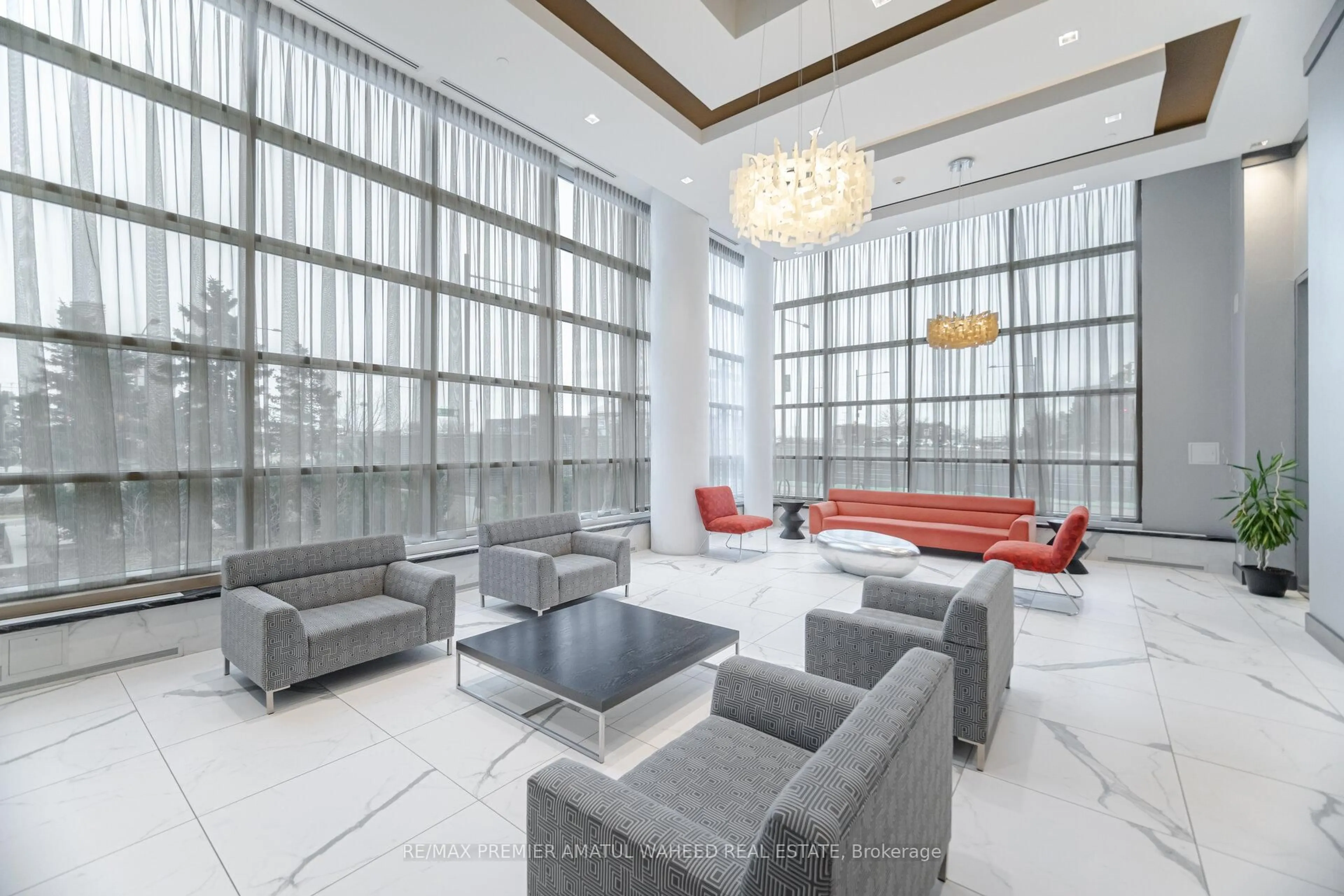 Lobby for 3600 Highway 7 Rd #3212, Vaughan Ontario L4L 0G7