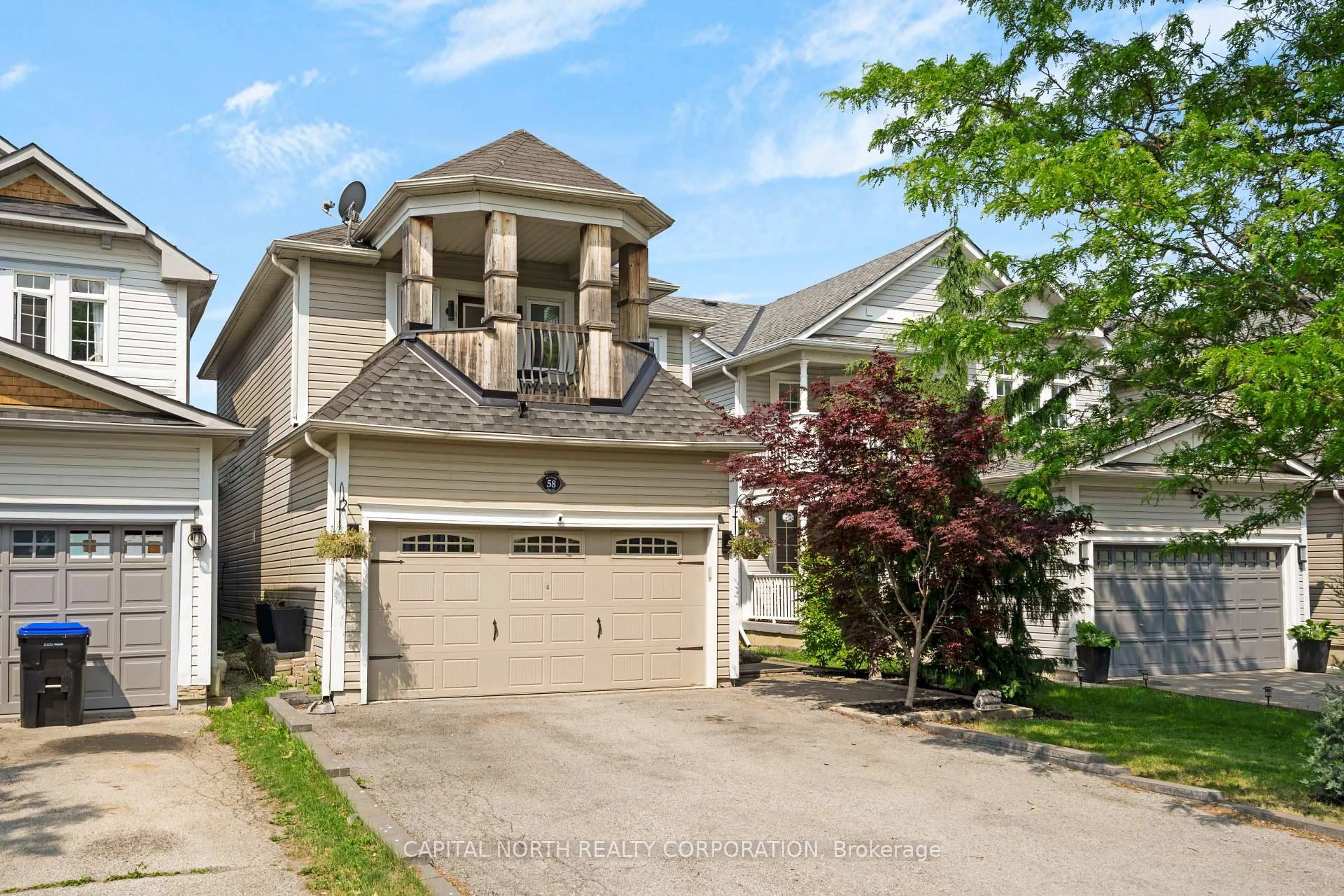 Home with vinyl exterior material, street for 58 McCurdy Dr, New Tecumseth Ontario L0G 1W0