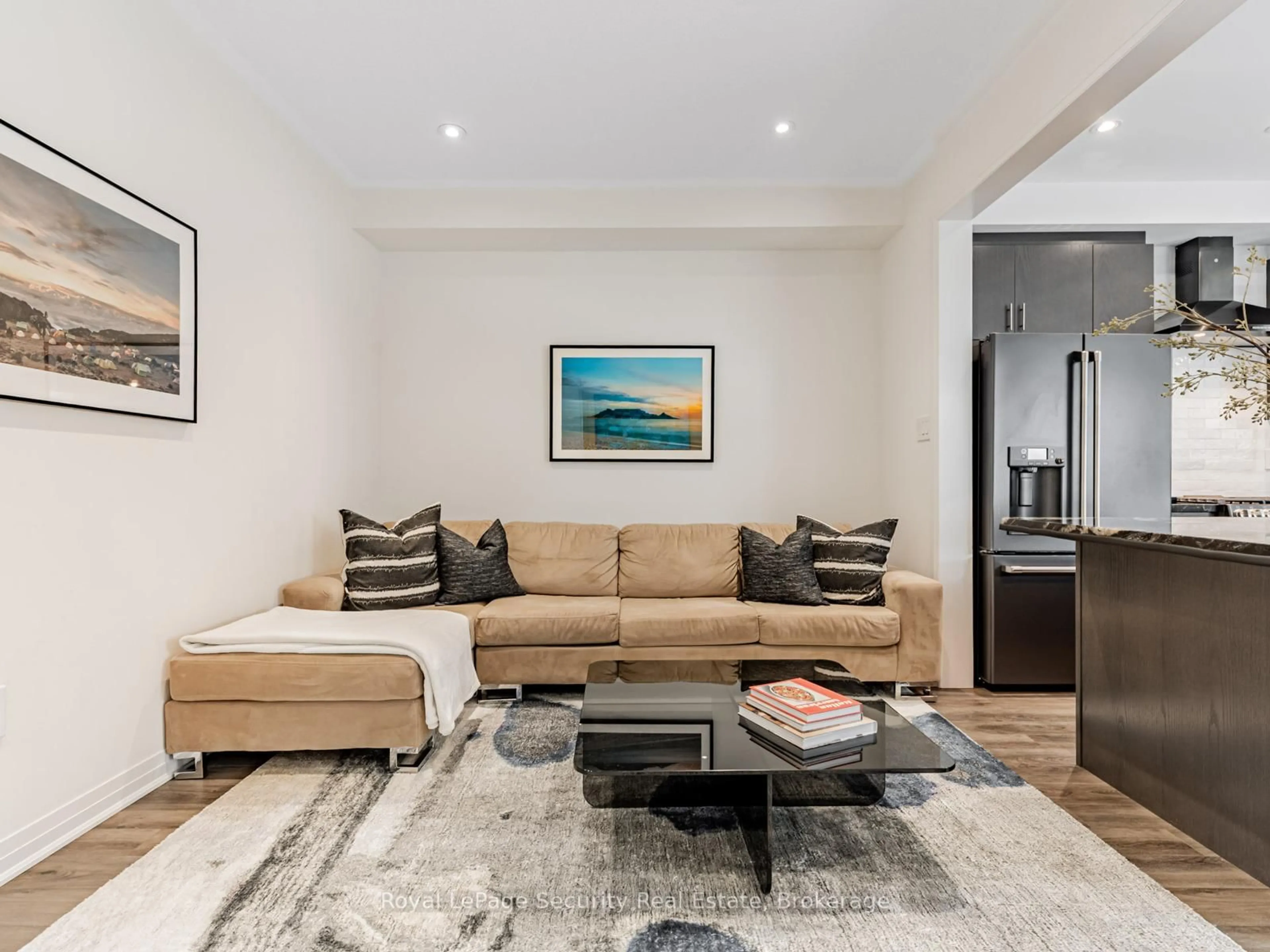 Living room with furniture, unknown for 98 Casserley Cres, New Tecumseth Ontario L0G 1W0