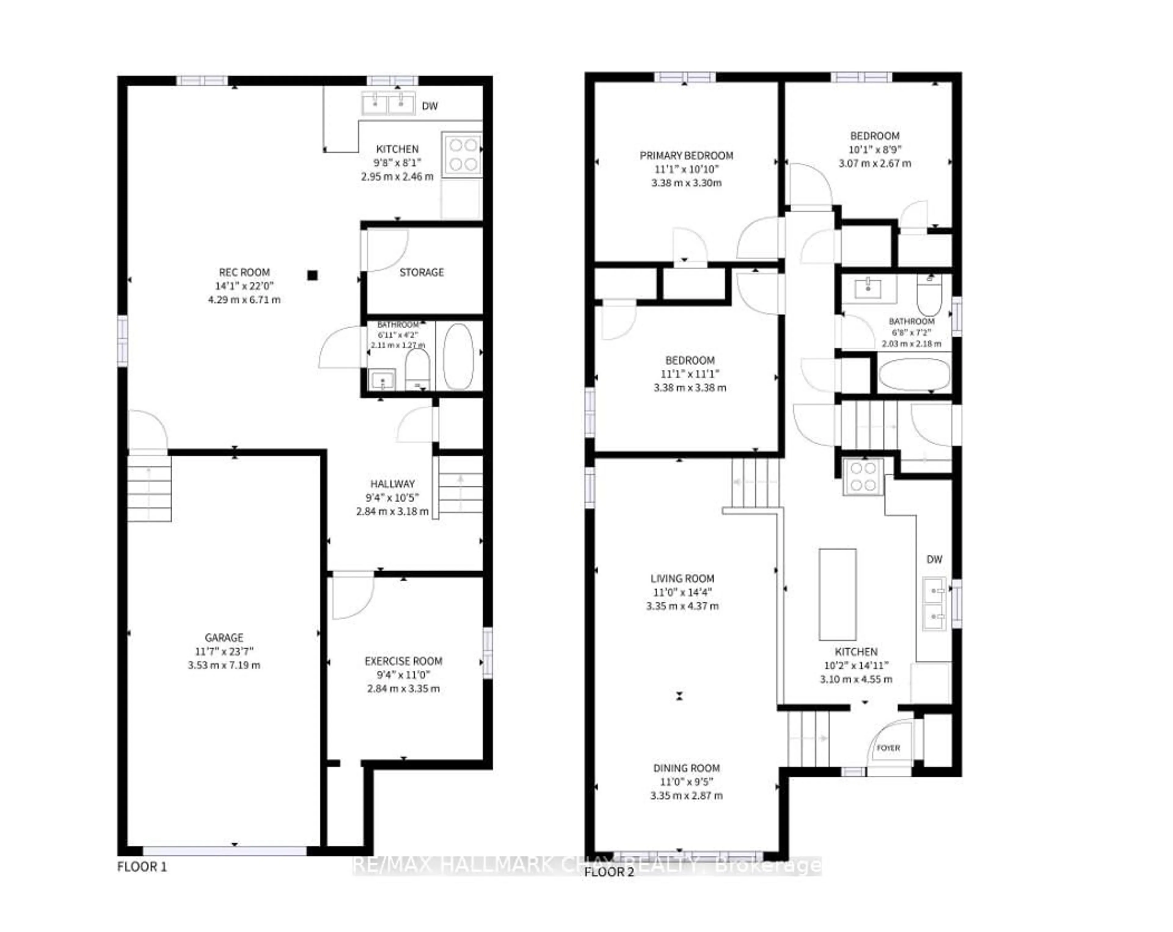 Floor plan for 34 Martin St, Bradford West Gwillimbury Ontario L3Z 1Z5