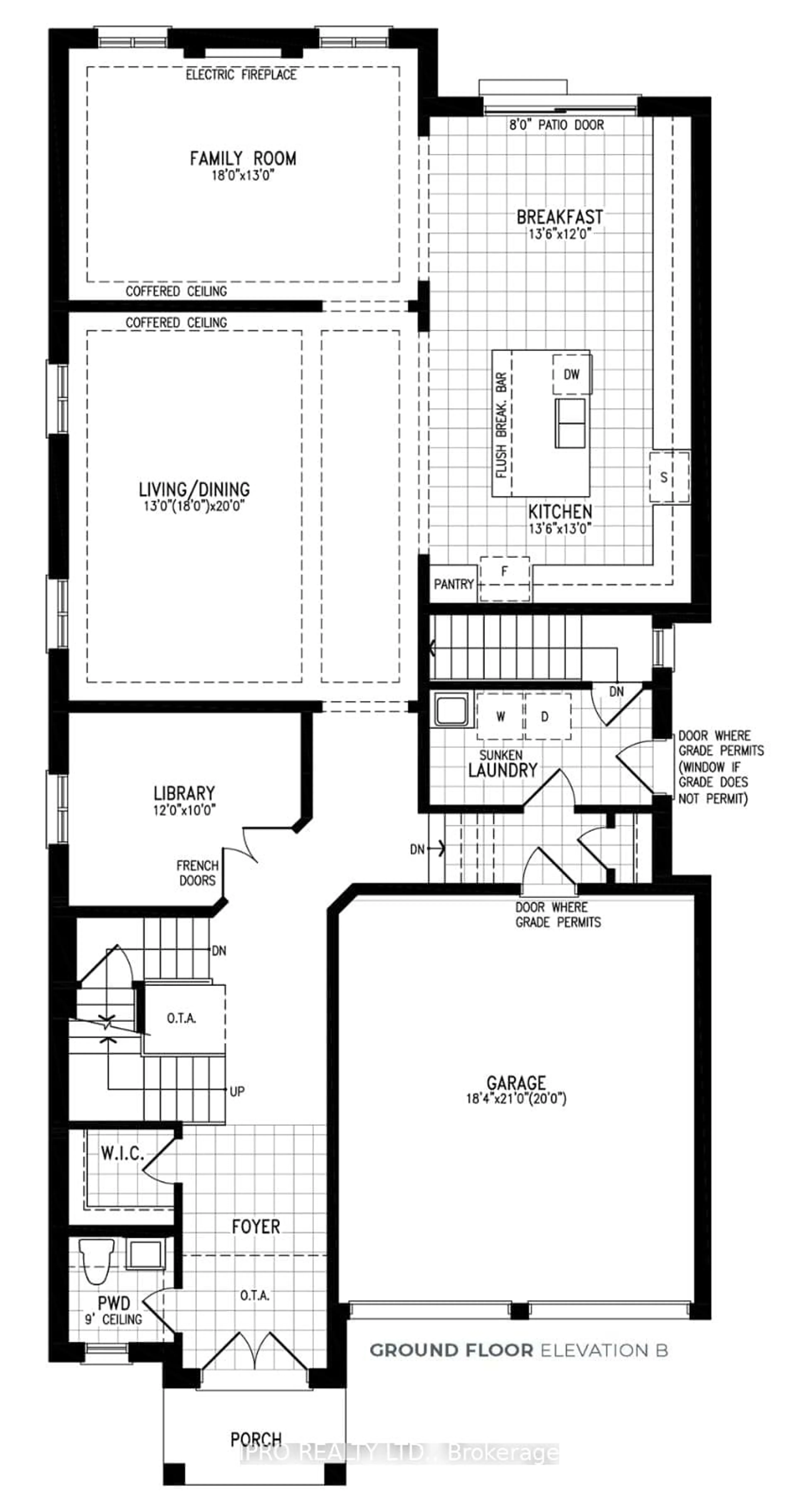 Floor plan for 160 Winthrop Cres, Vaughan Ontario L3L 0G9