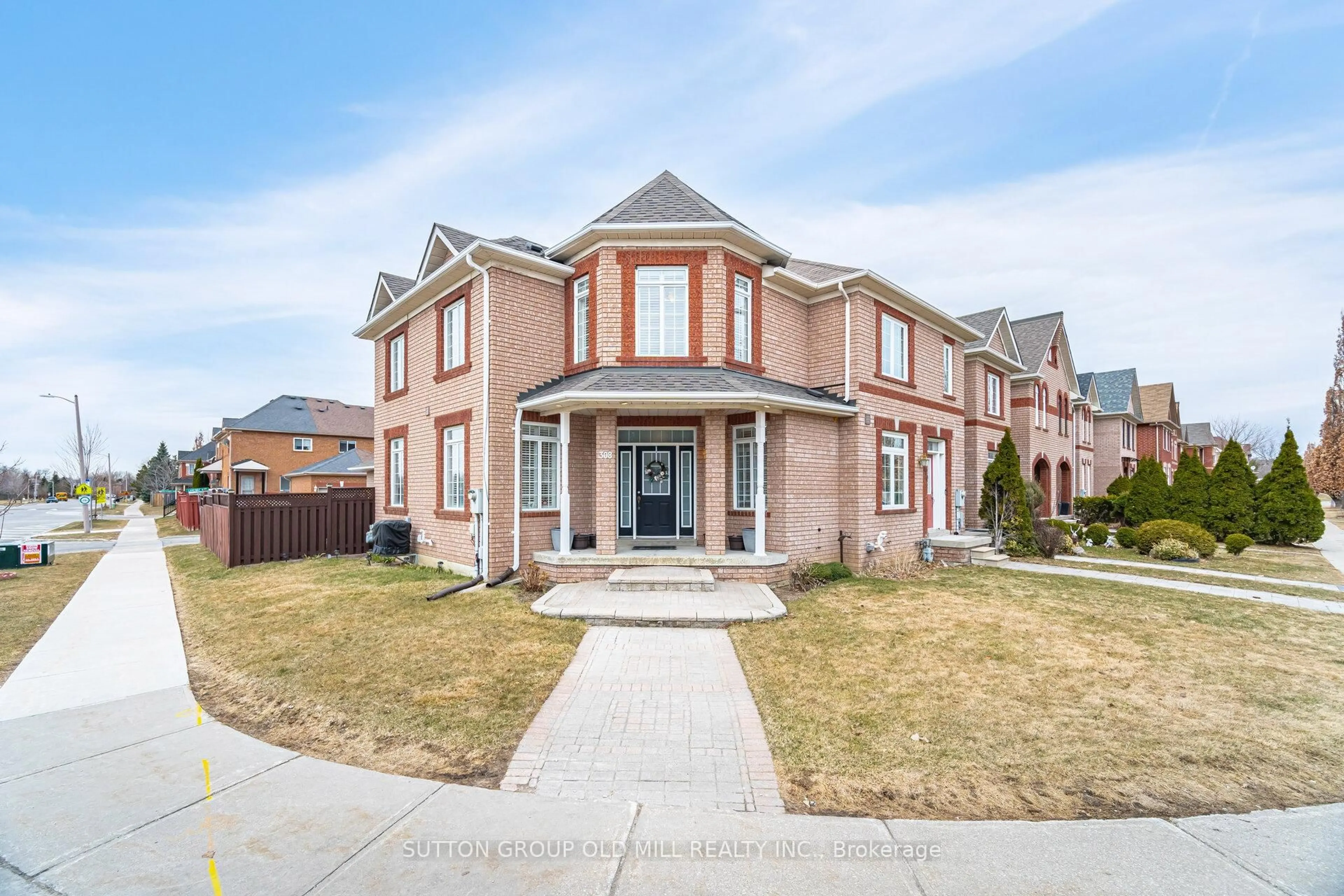 Home with brick exterior material, street for 308 Cranston Park Ave, Vaughan Ontario L6A 2M4