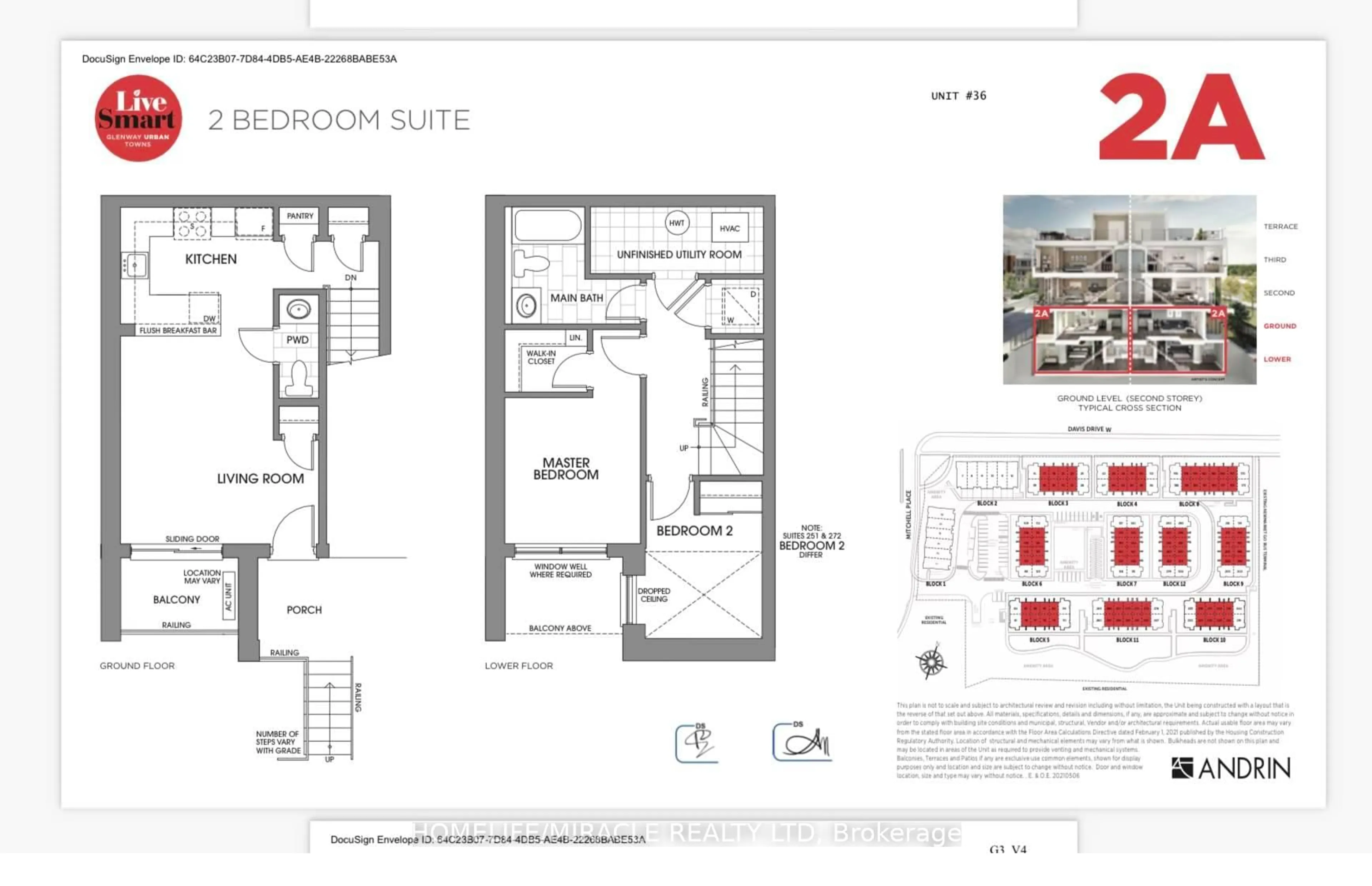 Floor plan for 14 Lytham Green Circ #24, Newmarket Ontario L3Y 4V9