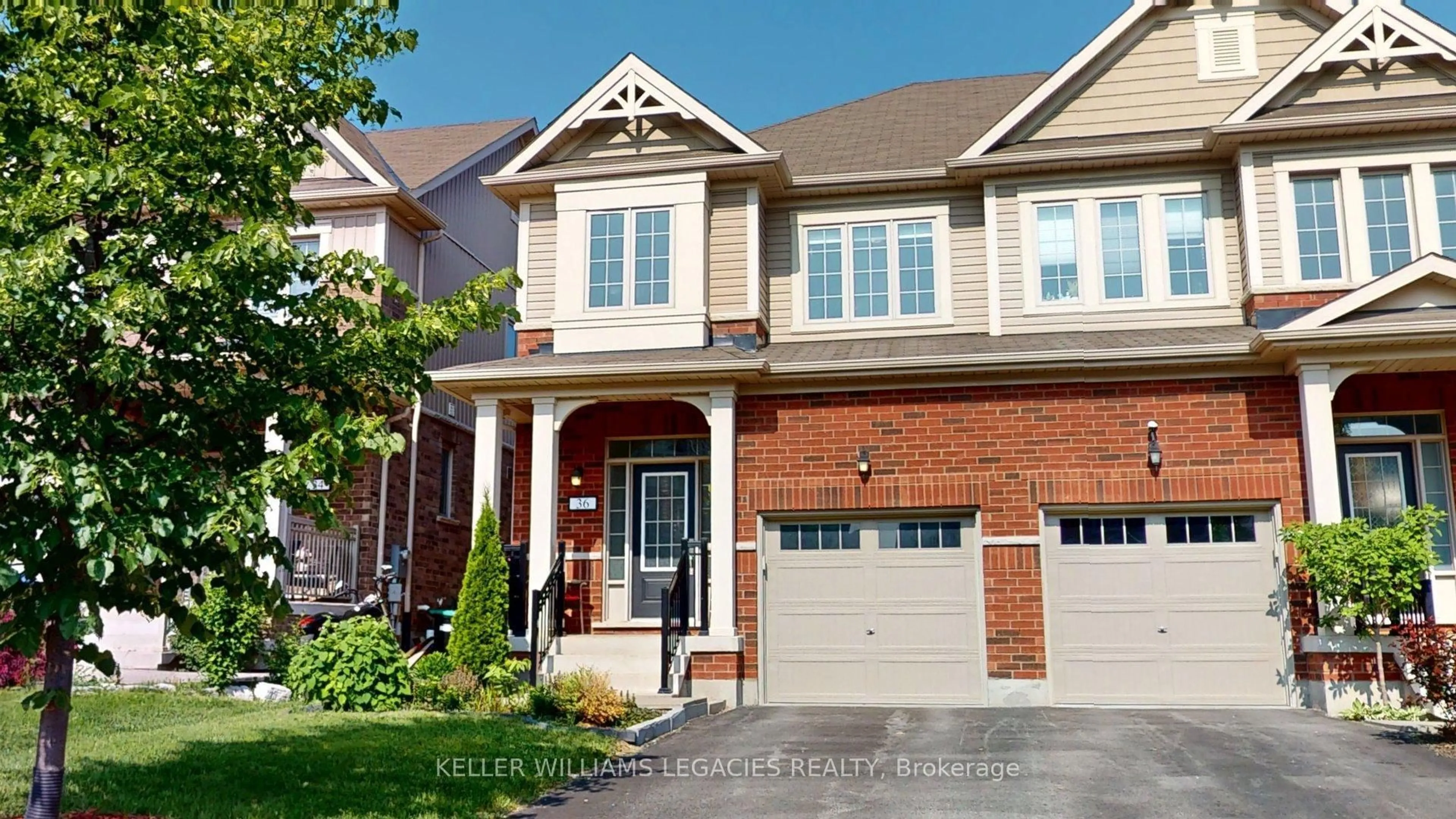 Home with brick exterior material, street for 36 Donnan Dr, New Tecumseth Ontario L0G 1W0