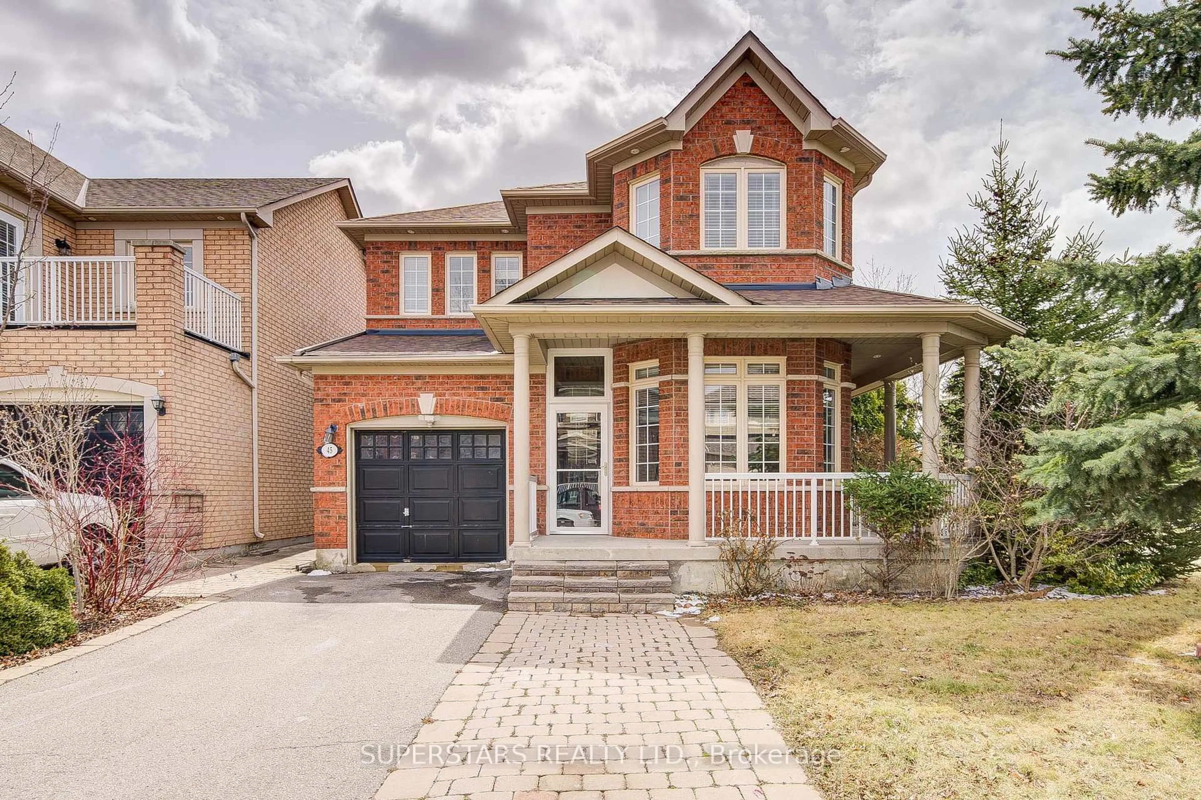 Home with brick exterior material, street for 45 Saint Damian Ave, Vaughan Ontario L4H 2L6