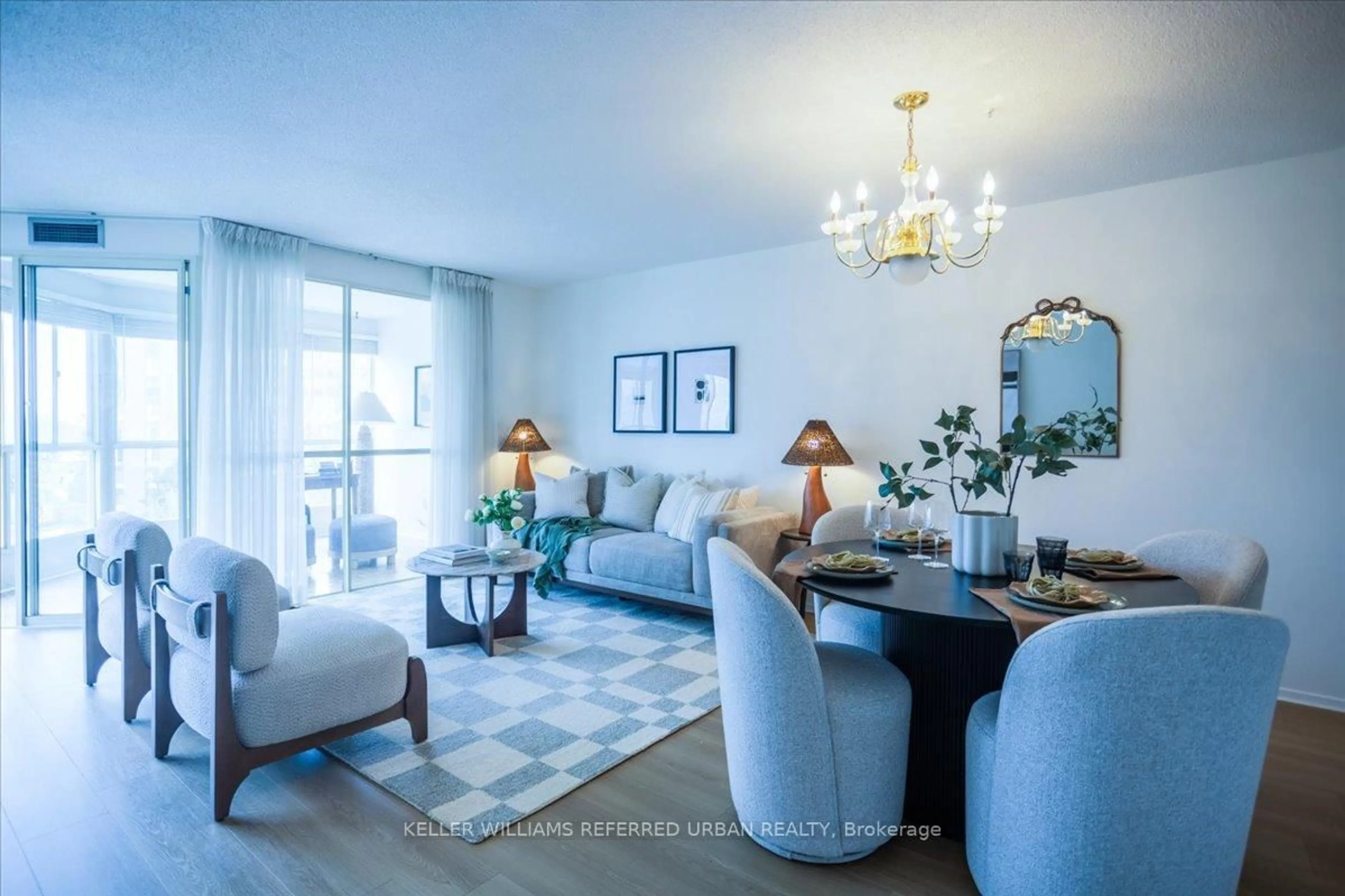 Living room with furniture, unknown for 5 Weldrick Rd #508, Richmond Hill Ontario L4C 8S9