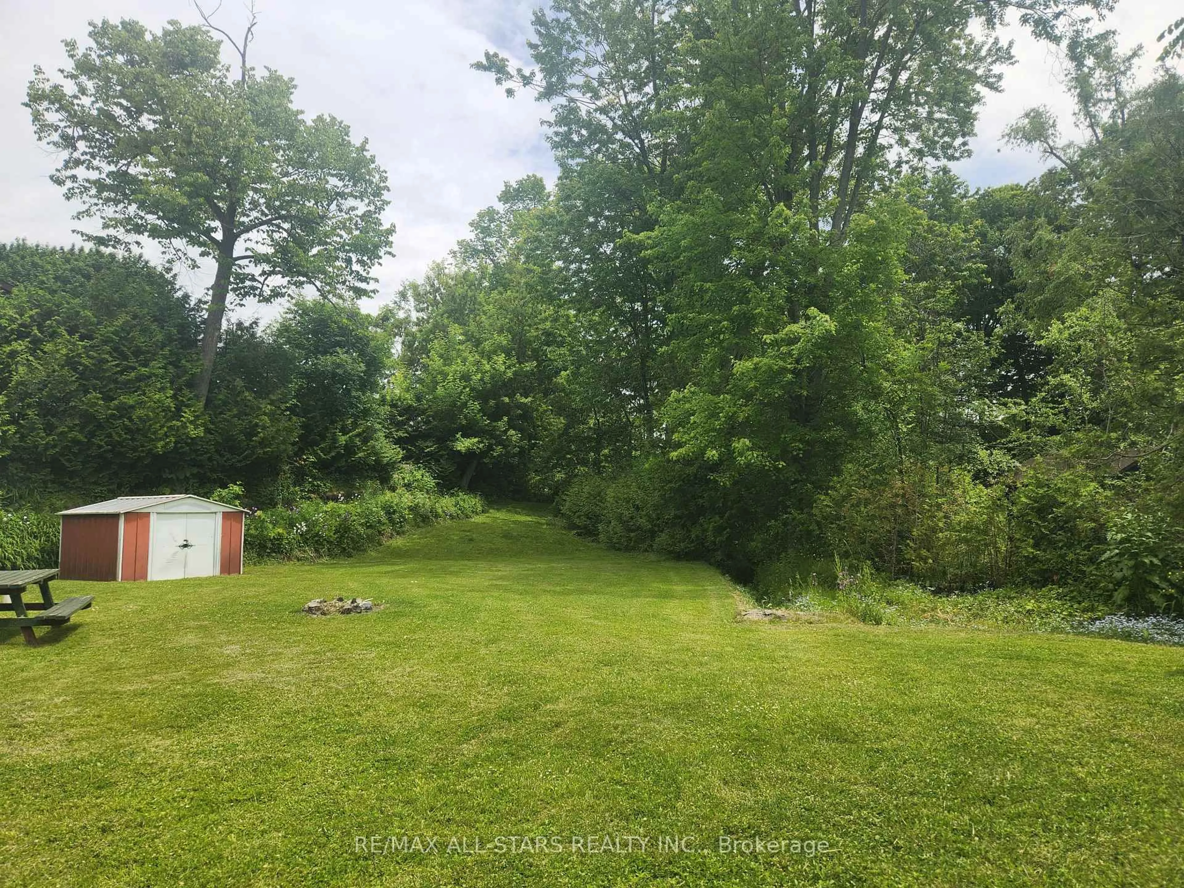 A pic from outside/outdoor area/front of a property/back of a property/a pic from drone, forest/trees view for 101 Clovelly Cove, Georgina Ontario L0E 1E0