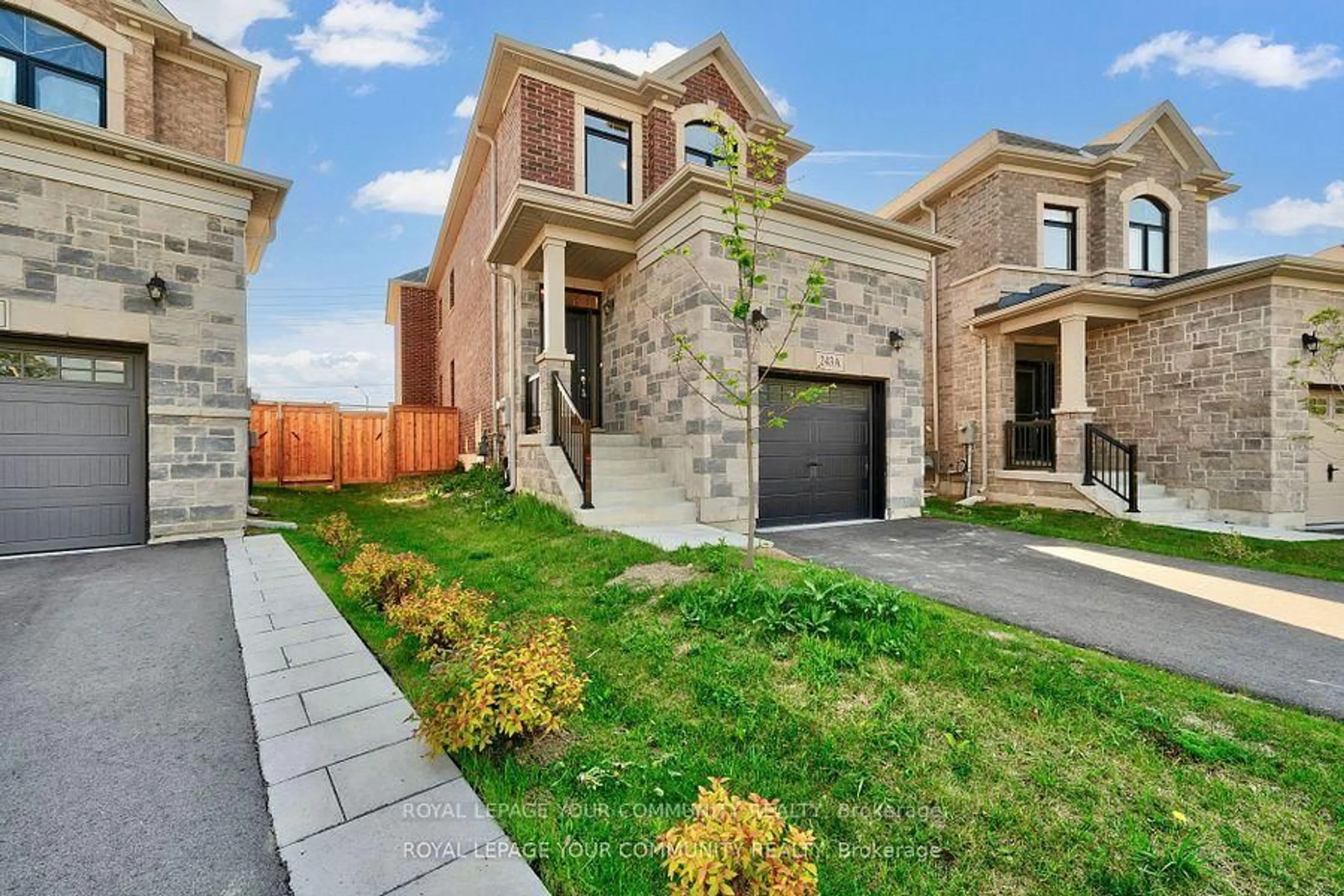 Home with brick exterior material, street for 243A Andy Cres, Vaughan Ontario L4H 1C6