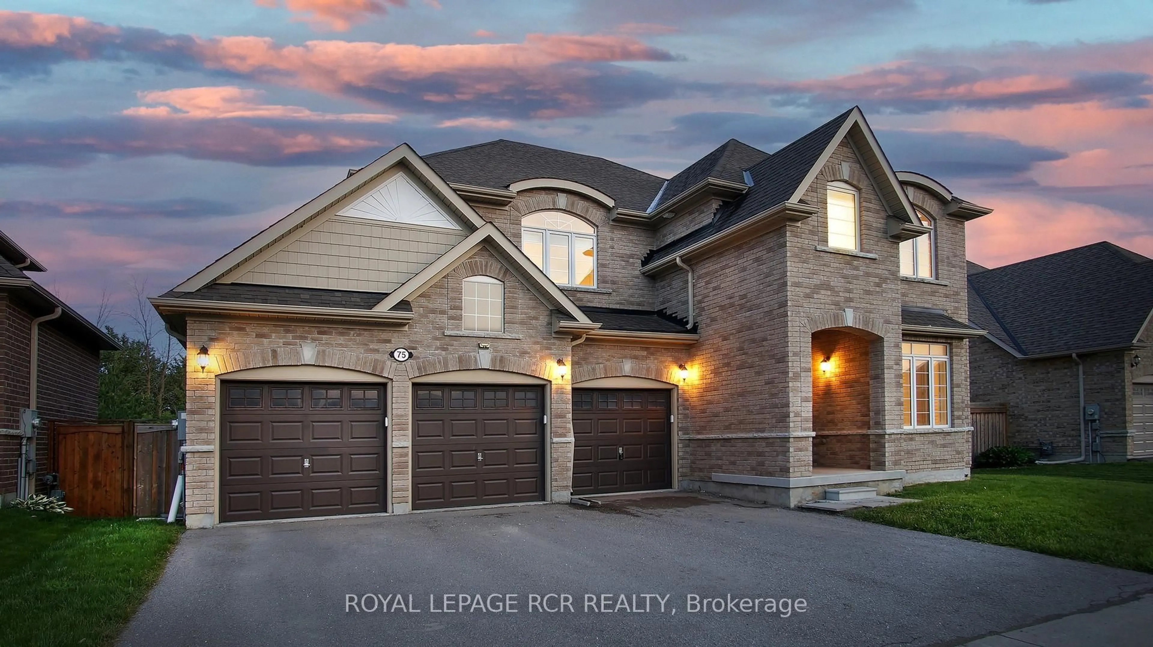 Home with brick exterior material, street for 75 Dr. George Burrows Pkwy, Georgina Ontario L0E 1R0