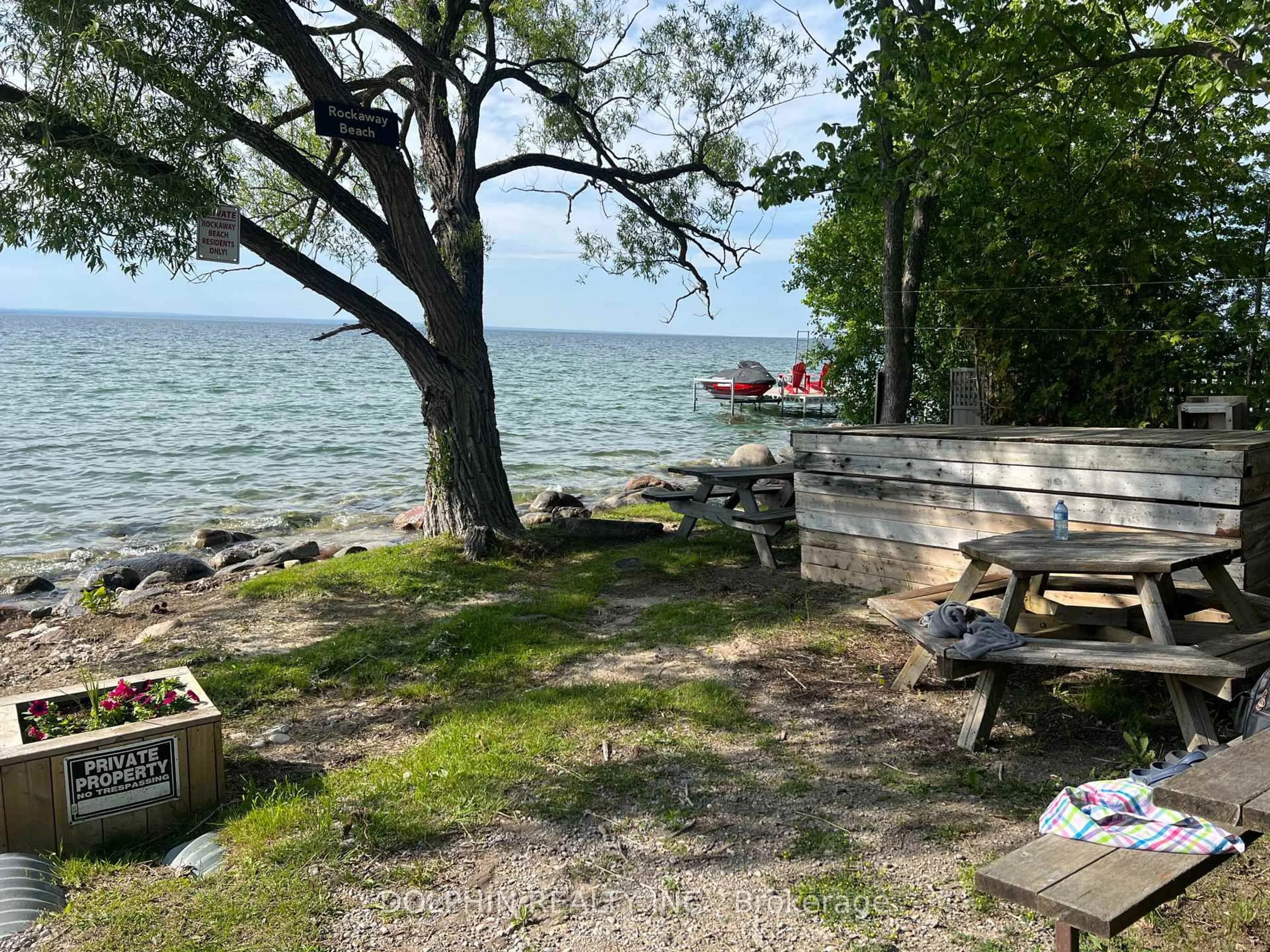 Patio, water/lake/river/ocean view for 791 Rockaway Rd, Georgina Ontario L0E 1S0