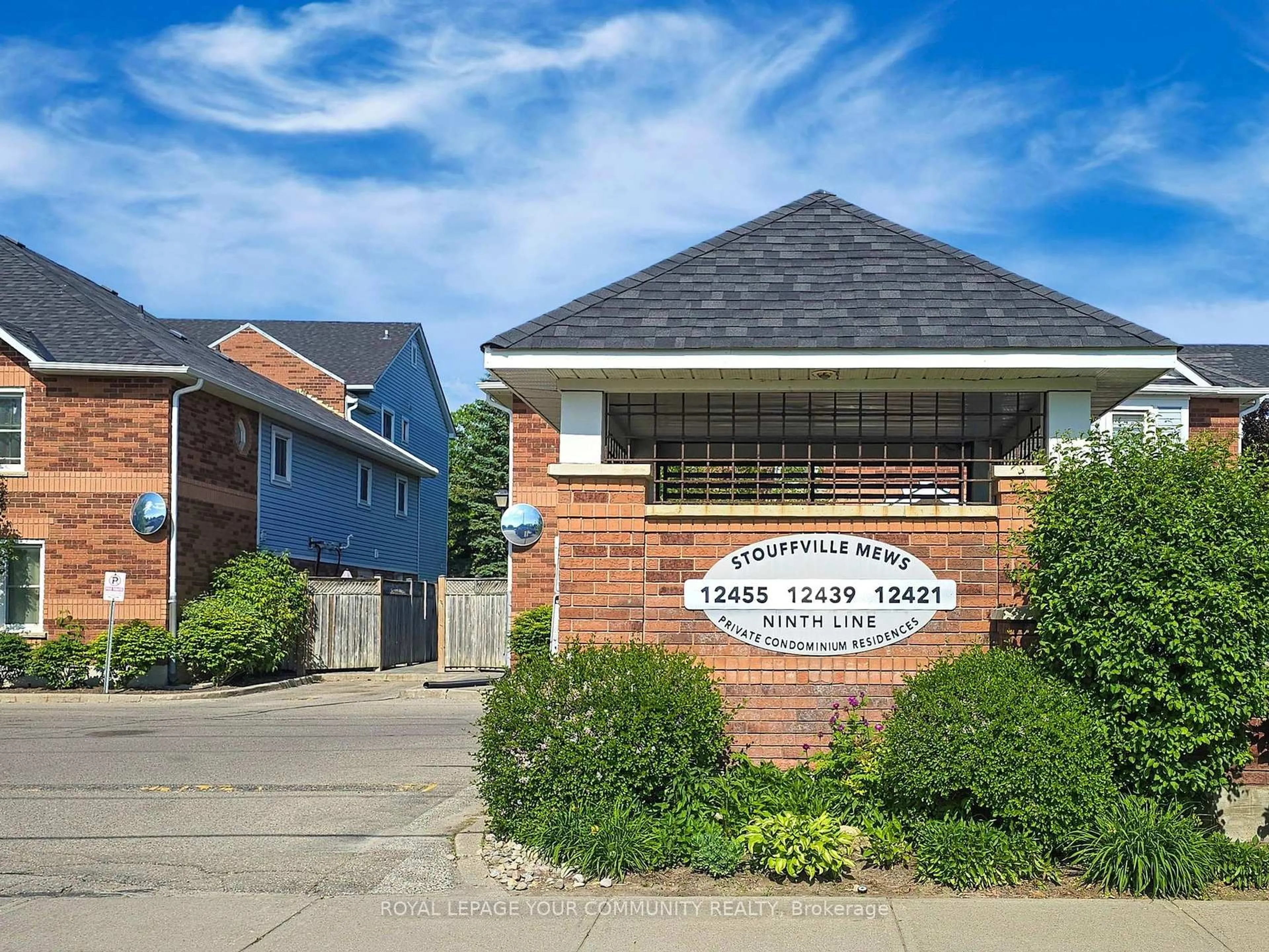 Home with brick exterior material, street for 12439 Ninth Line #119, Whitchurch-Stouffville Ontario L4A 1J3