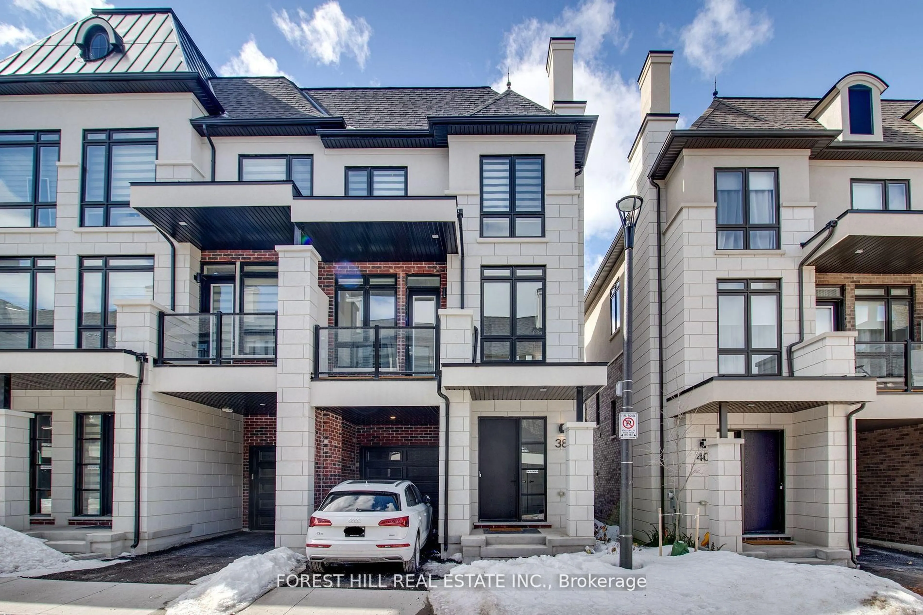 Home with brick exterior material, street for 38 Chiara Rose Lane, Richmond Hill Ontario L4E 1L4