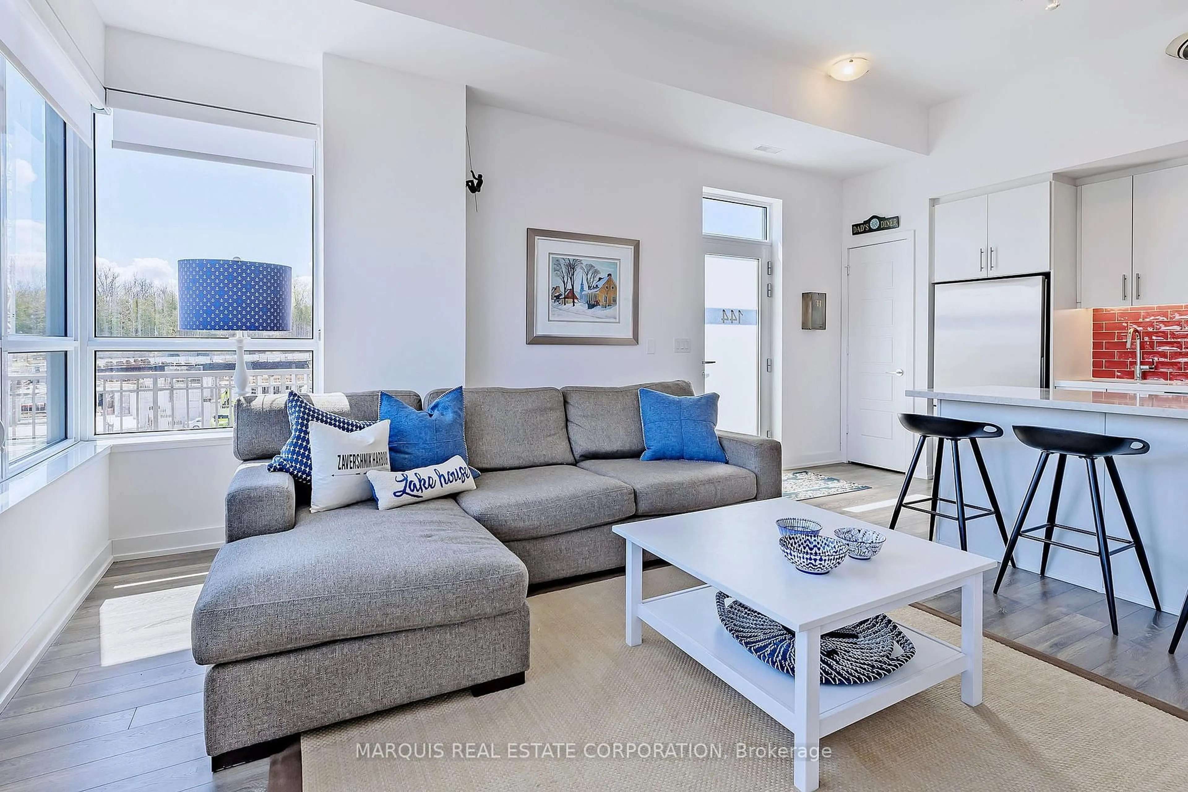 Living room with furniture, unknown for 331 Broward Way #144, Innisfil Ontario L9S 0M7