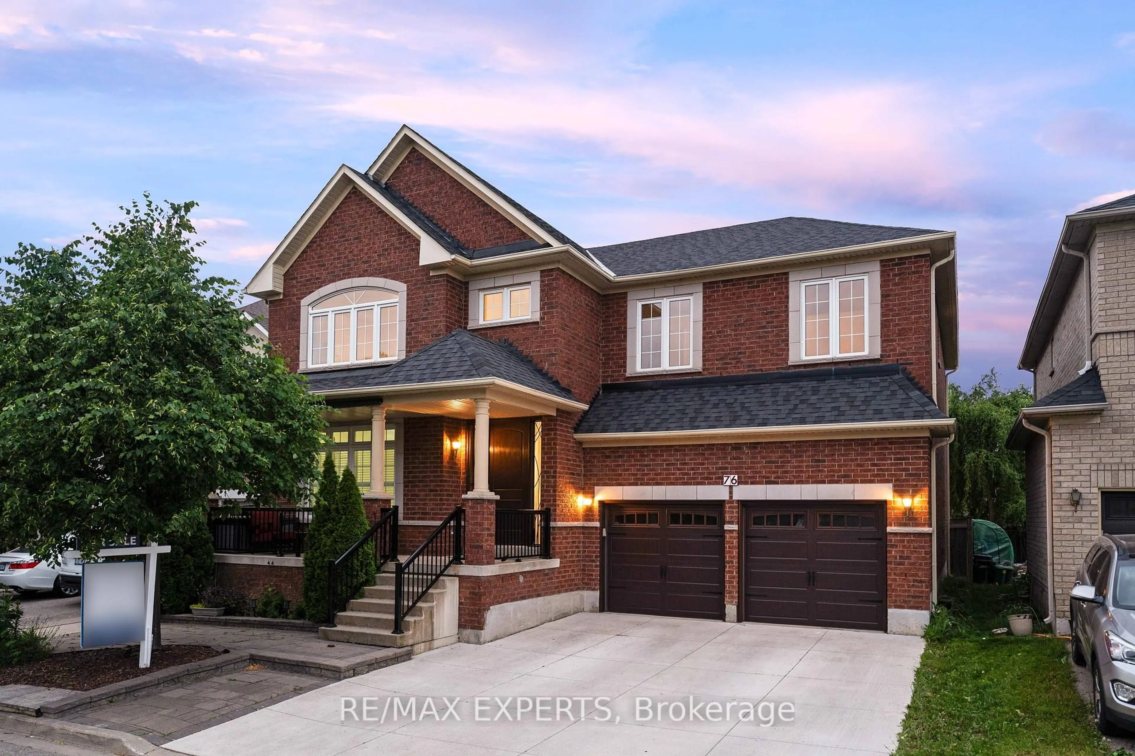 Home with brick exterior material, street for 76 Cetona Ave, Vaughan Ontario L4H 3A2