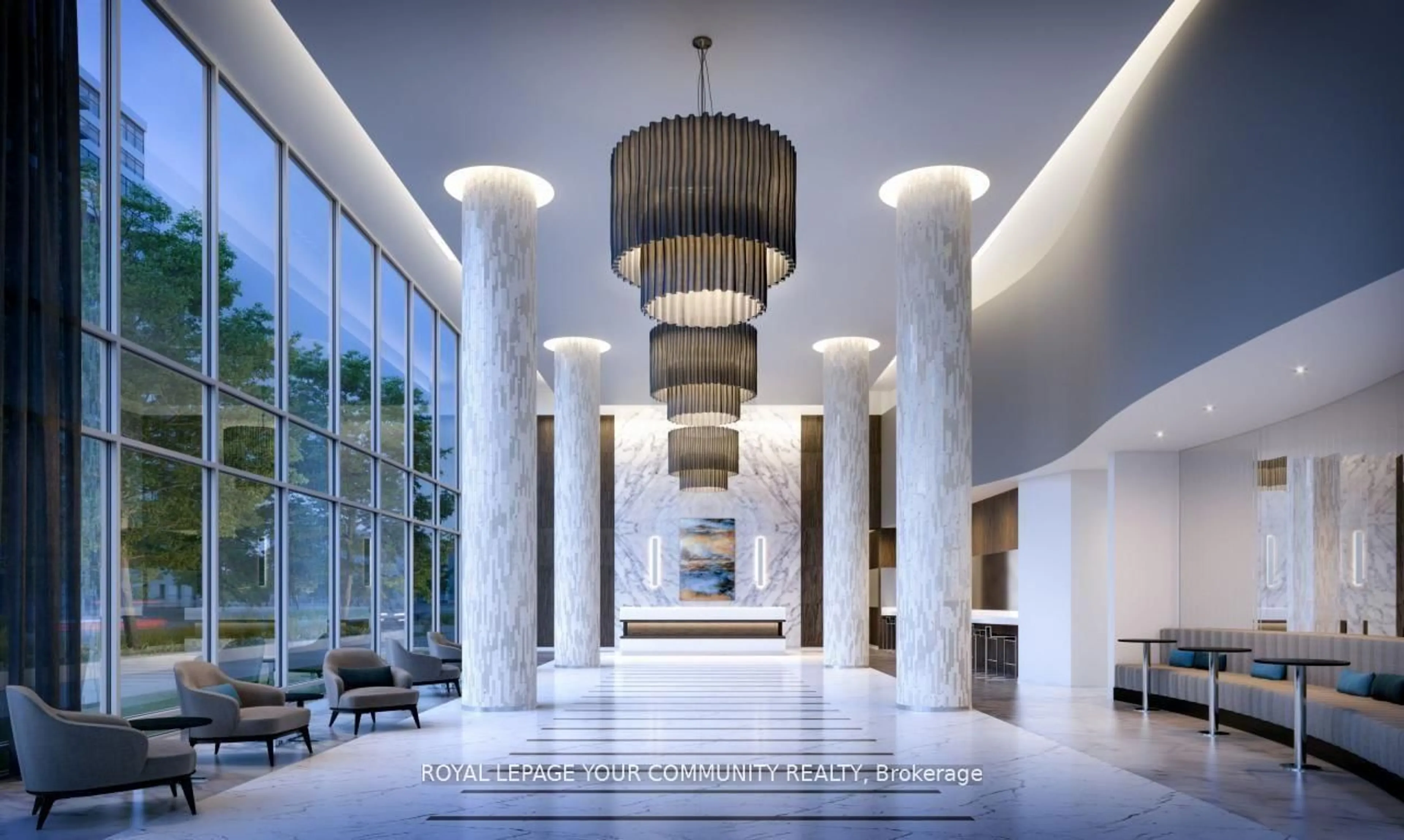 Lobby for 8888 Yonge St #803, Richmond Hill Ontario L4C 5V6