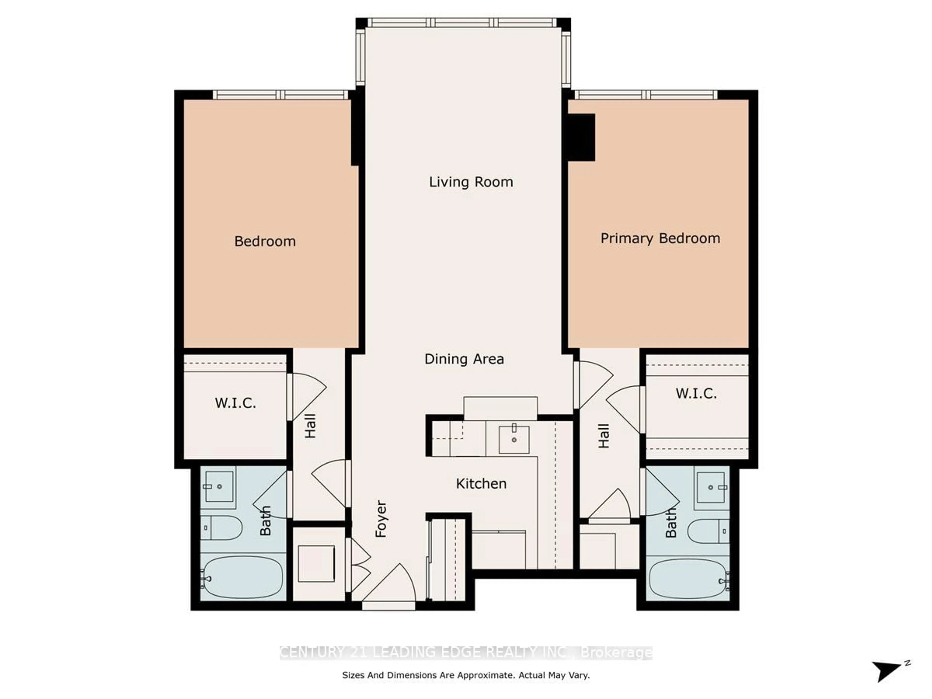 Floor plan for 270 DAVIS Dr #102, Newmarket Ontario L3Y 8K2