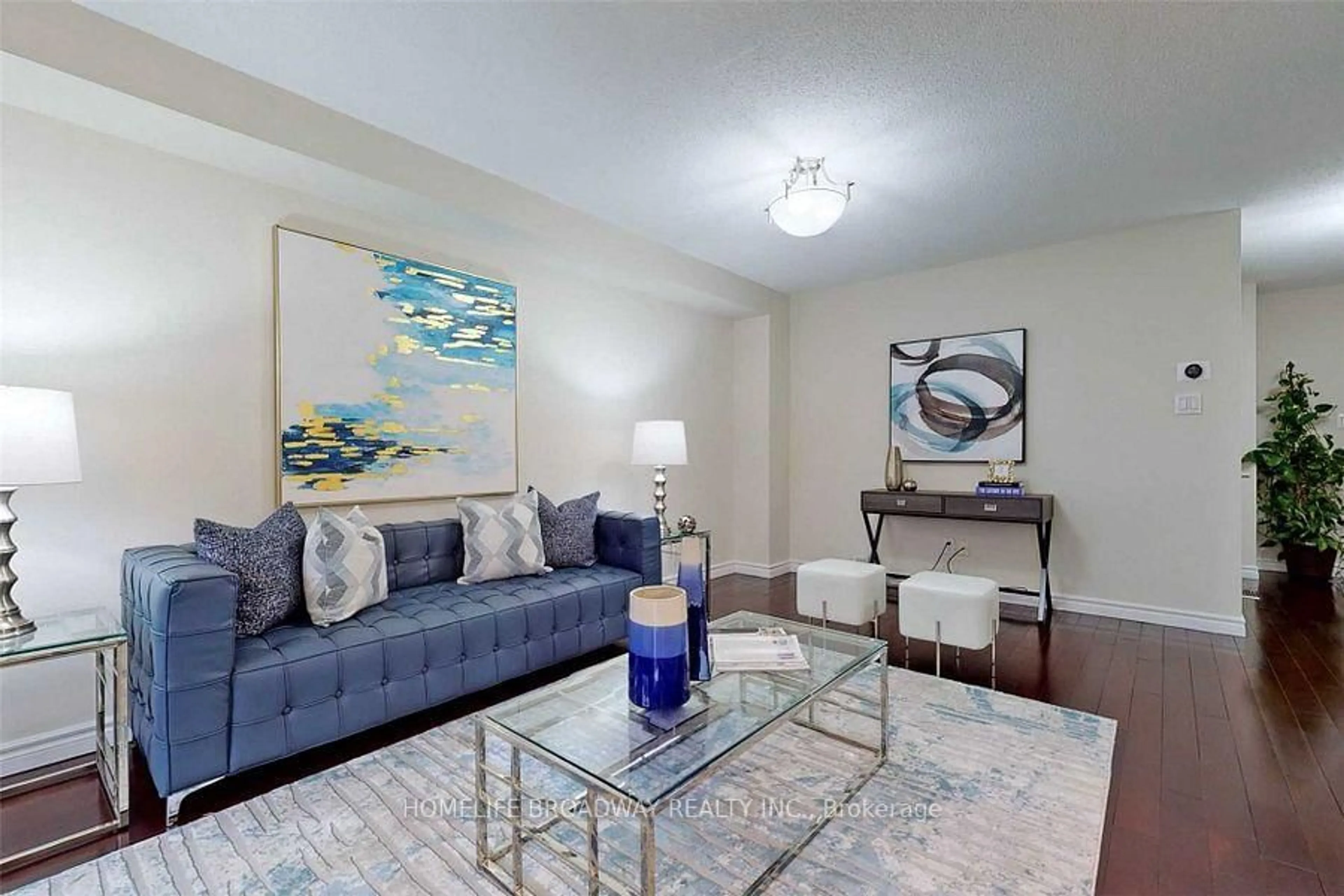 Living room with furniture, unknown for 39 Horstman St, Markham Ontario L3S 4G4