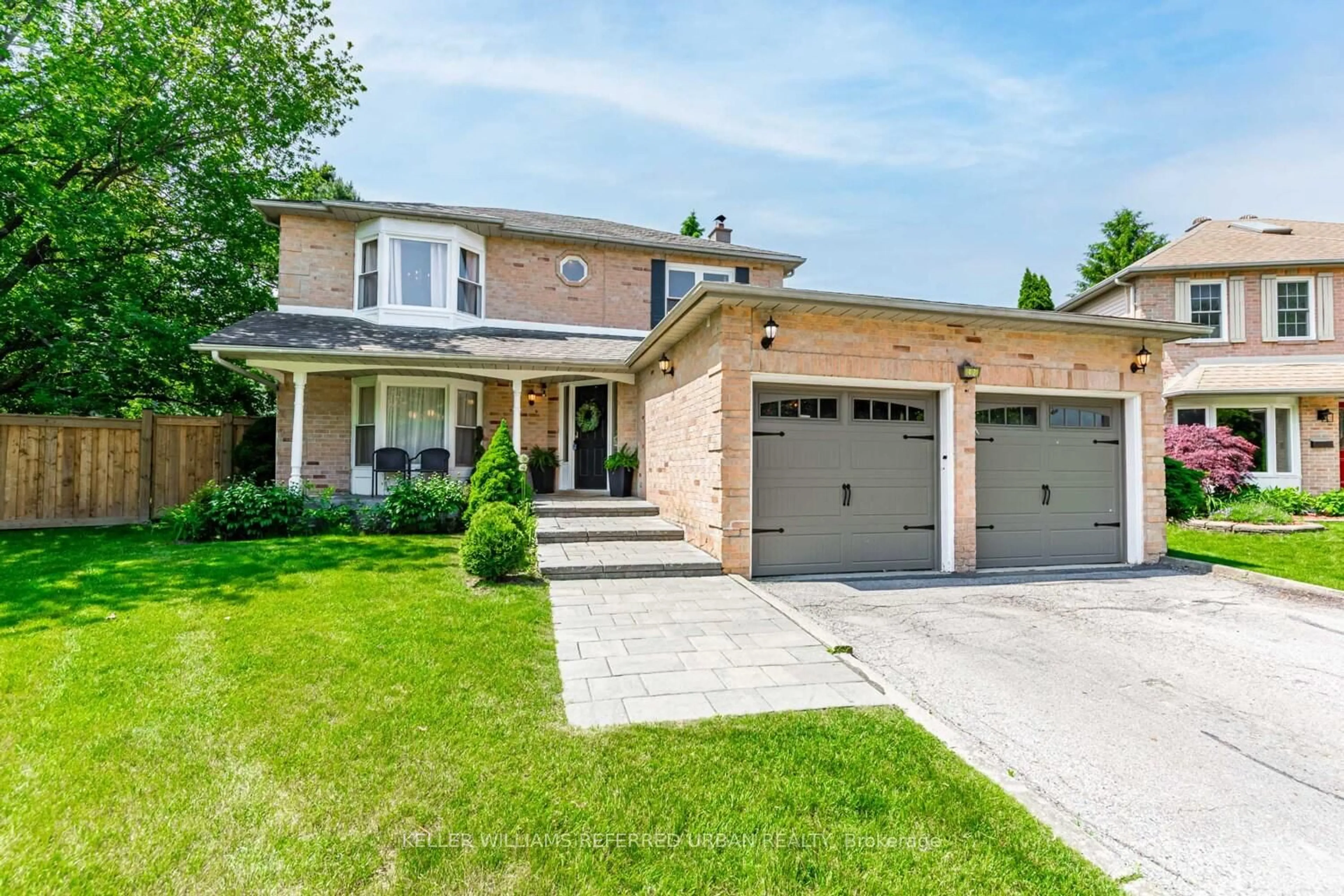 Home with brick exterior material, street for 42 Haskell Cres, Aurora Ontario L4G 5T3